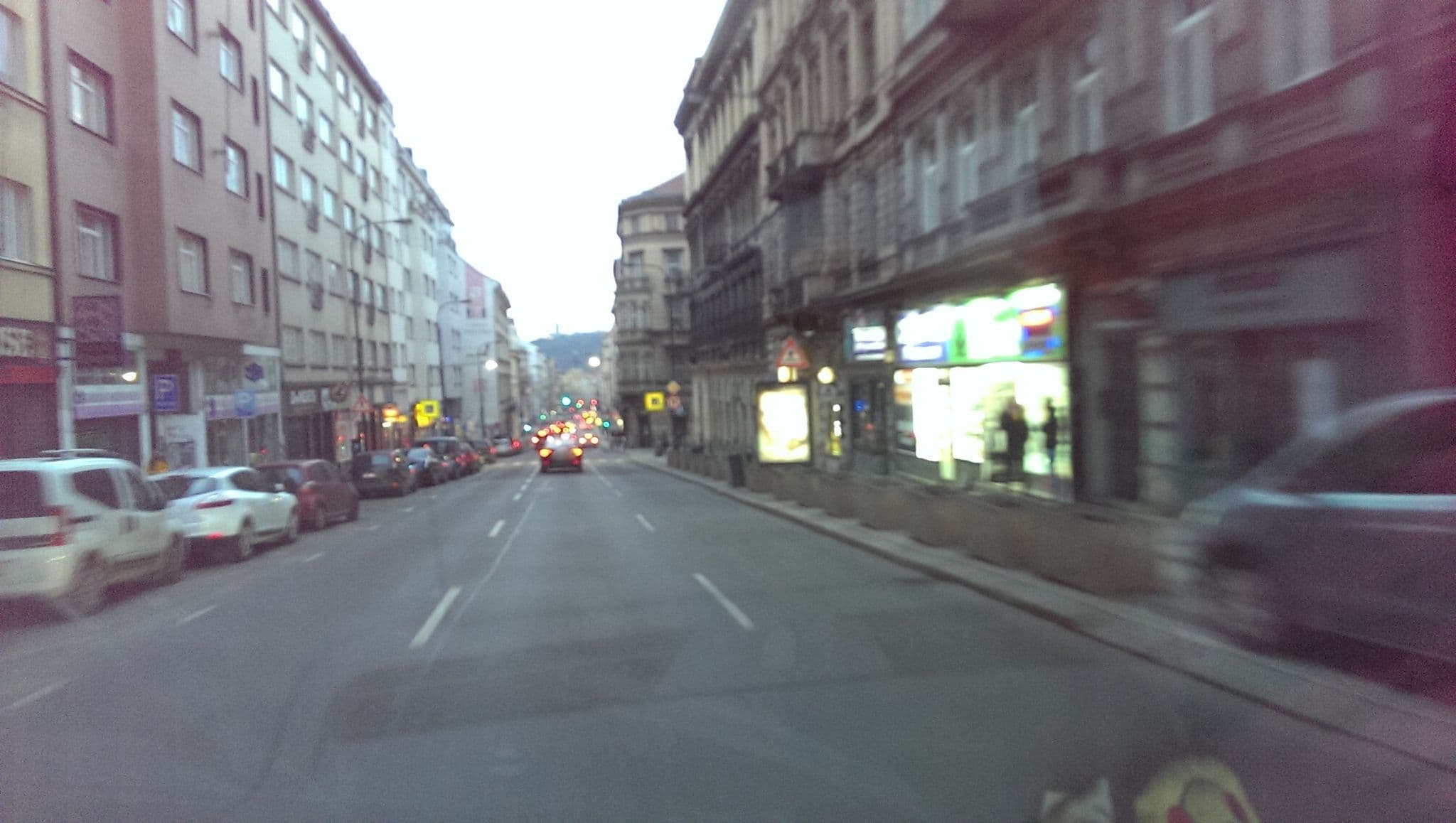 Street view near Salvator Boutique Hotel, Nové Město