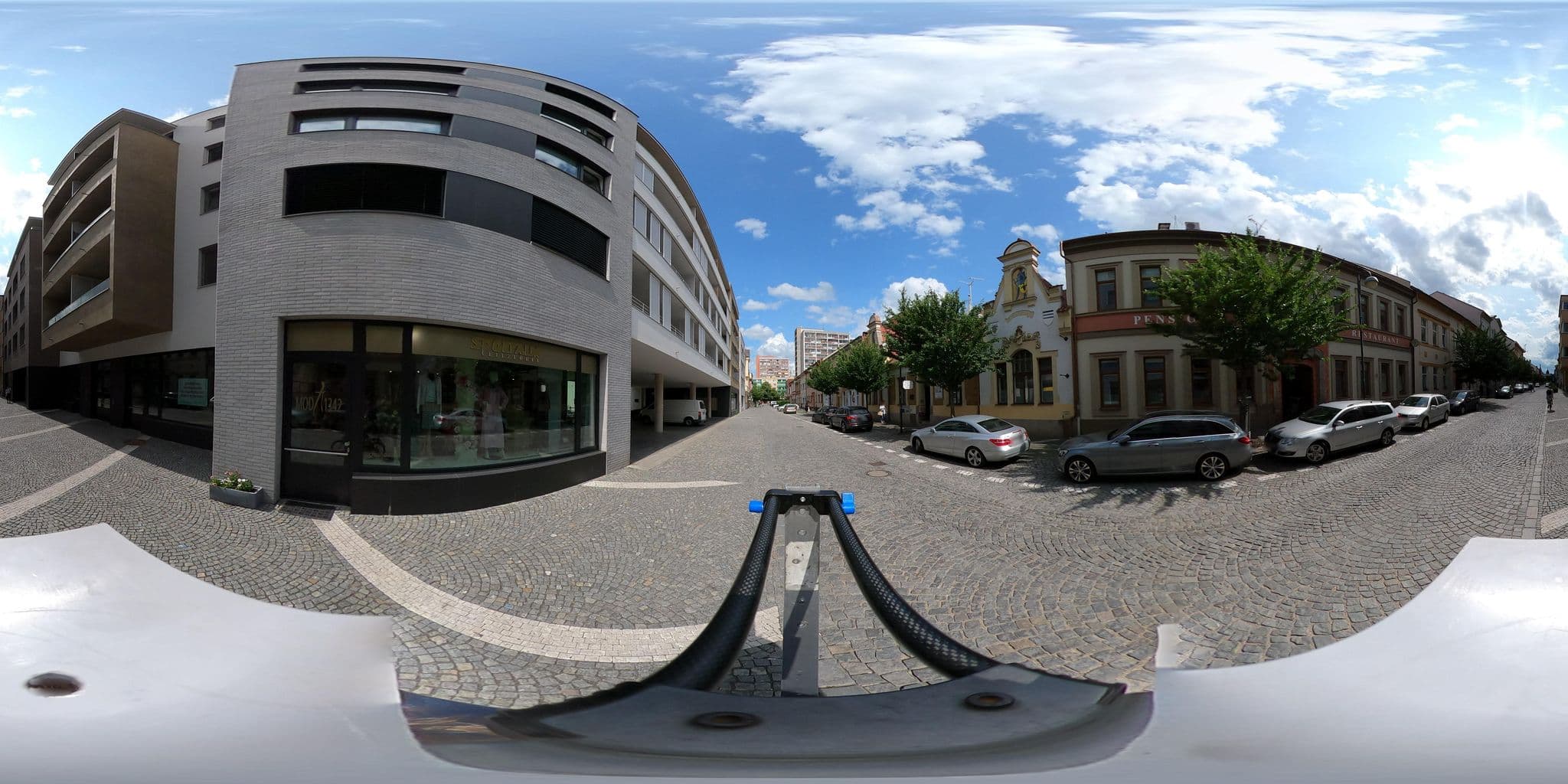 Street view near Pension Austria, Pardubice — © wegavision (CC BY-SA · Mapillary)