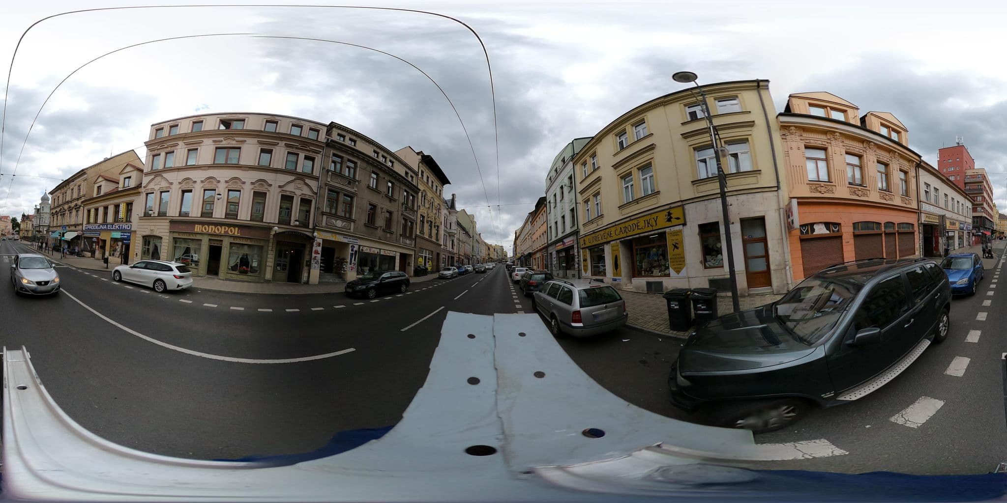 Street view near Pivovar Monopol, Teplice — © wegavision (CC BY-SA · Mapillary)