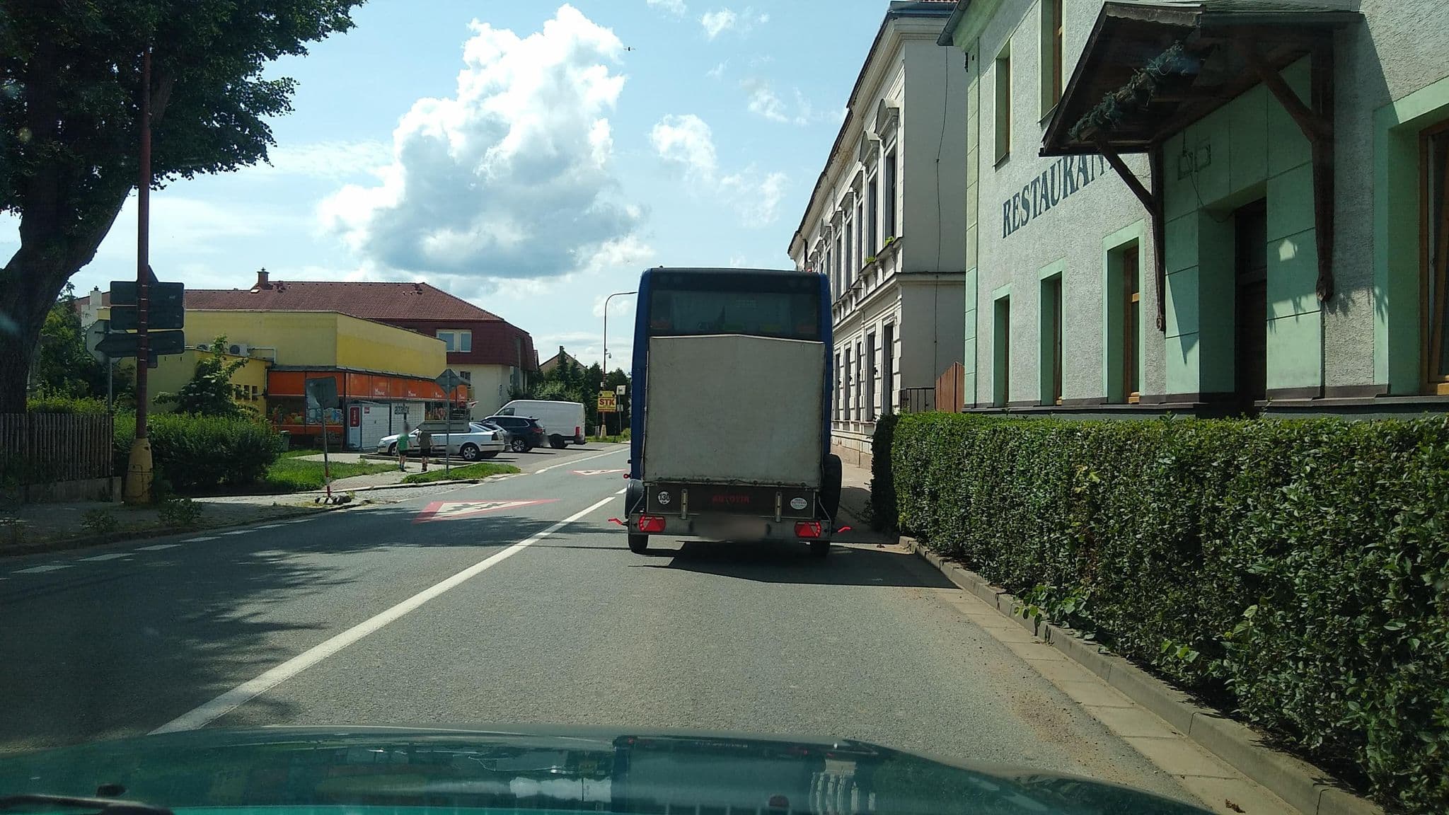 Street view near Penzion ve Staré škole, Sezemice — © wegavision (CC BY-SA · Mapillary)