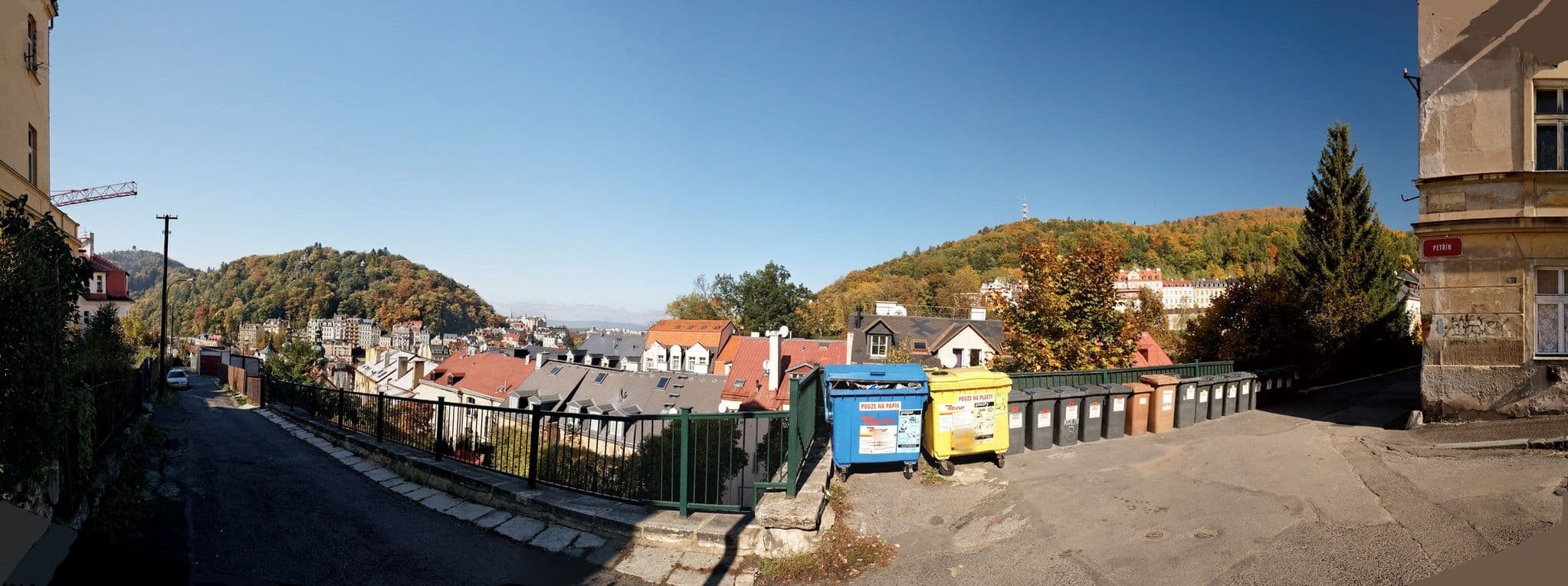 Street view near U Zabora, Karlovy Vary