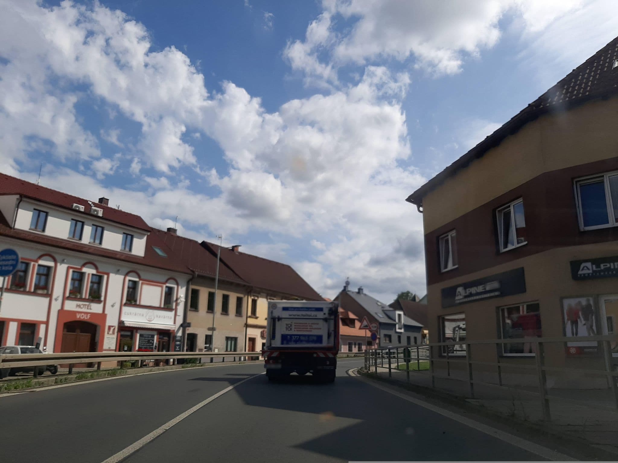 Street view near Hotel Volf, Přeštice — © CBradioCZ (CC BY-SA · Mapillary)