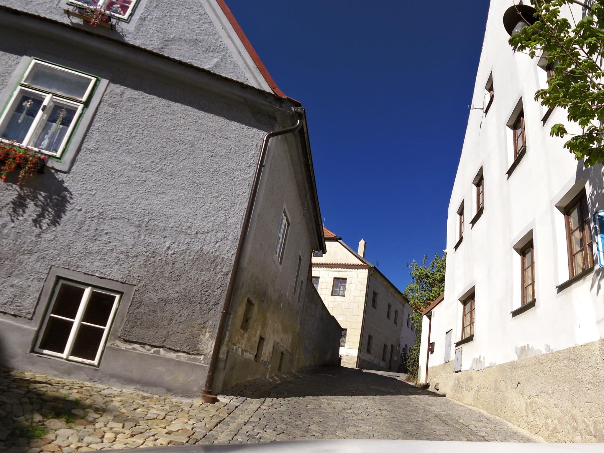 Street view near Rodinný pension Antoni, Český Krumlov
