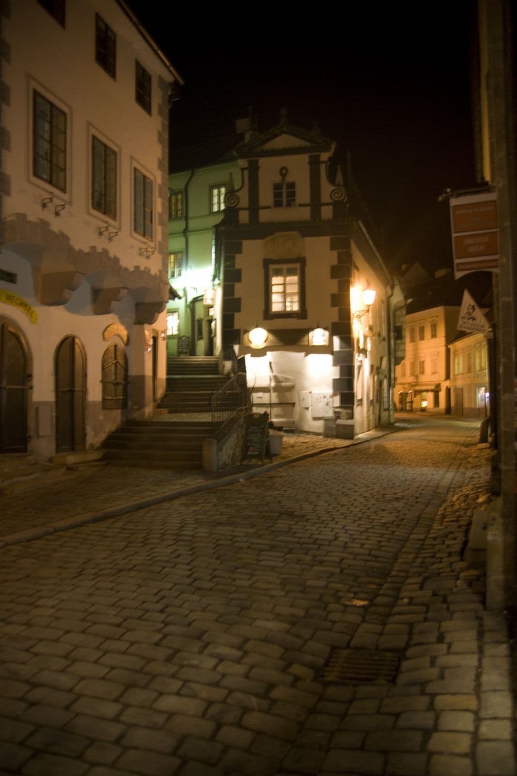 Street view near Ubytování U Rytířů, Český Krumlov — © txllxt (CC BY-SA · Mapillary)