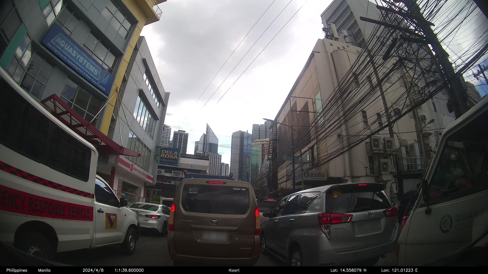 Street view near Quoalla Hotel Makati, Bel Air — © kaart_4 (CC BY-SA · Mapillary)