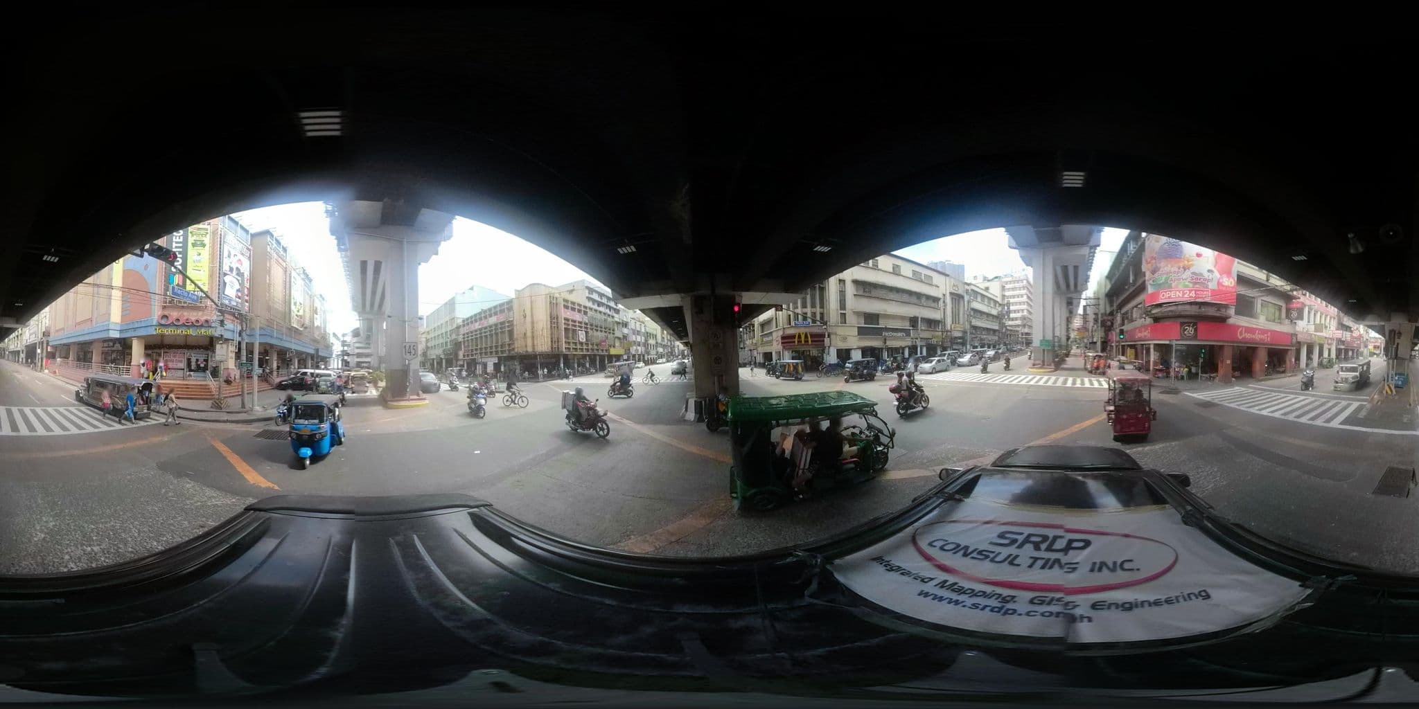 Street view near Budgetel, Manila — © srdpmapping (CC BY-SA · Mapillary)