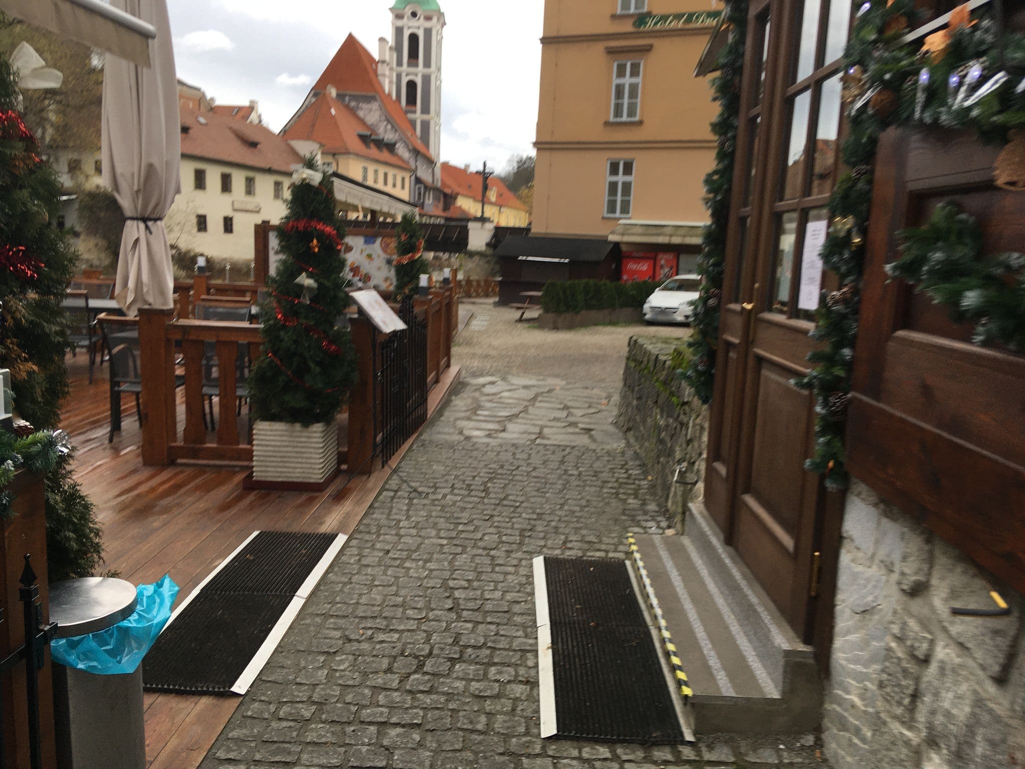 Street view near Downtown Apartment, Český Krumlov
