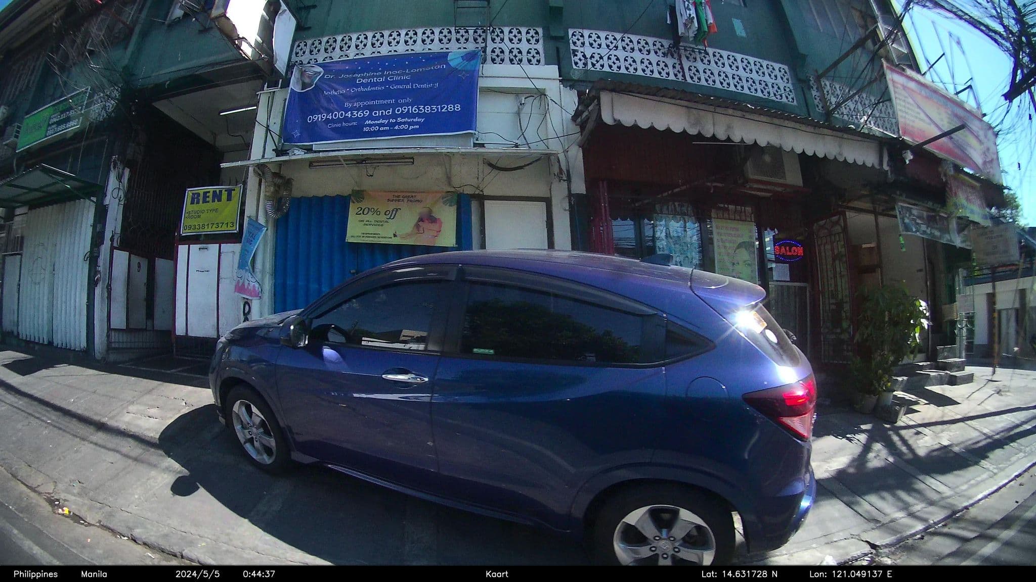 Street view near The Hostel, Quezon City — © kaartcam (CC BY-SA · Mapillary)