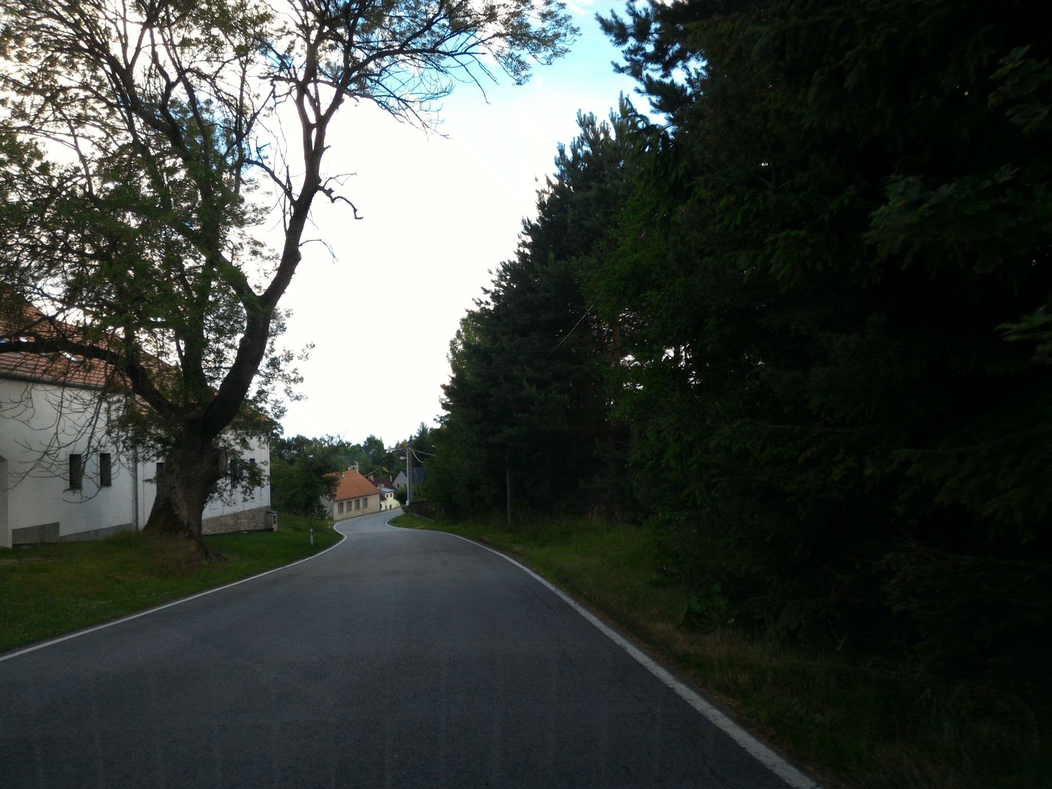 Street view near Penzion Vanůvecký Dvůr, Telč — © fell3 (CC BY-SA · Mapillary)