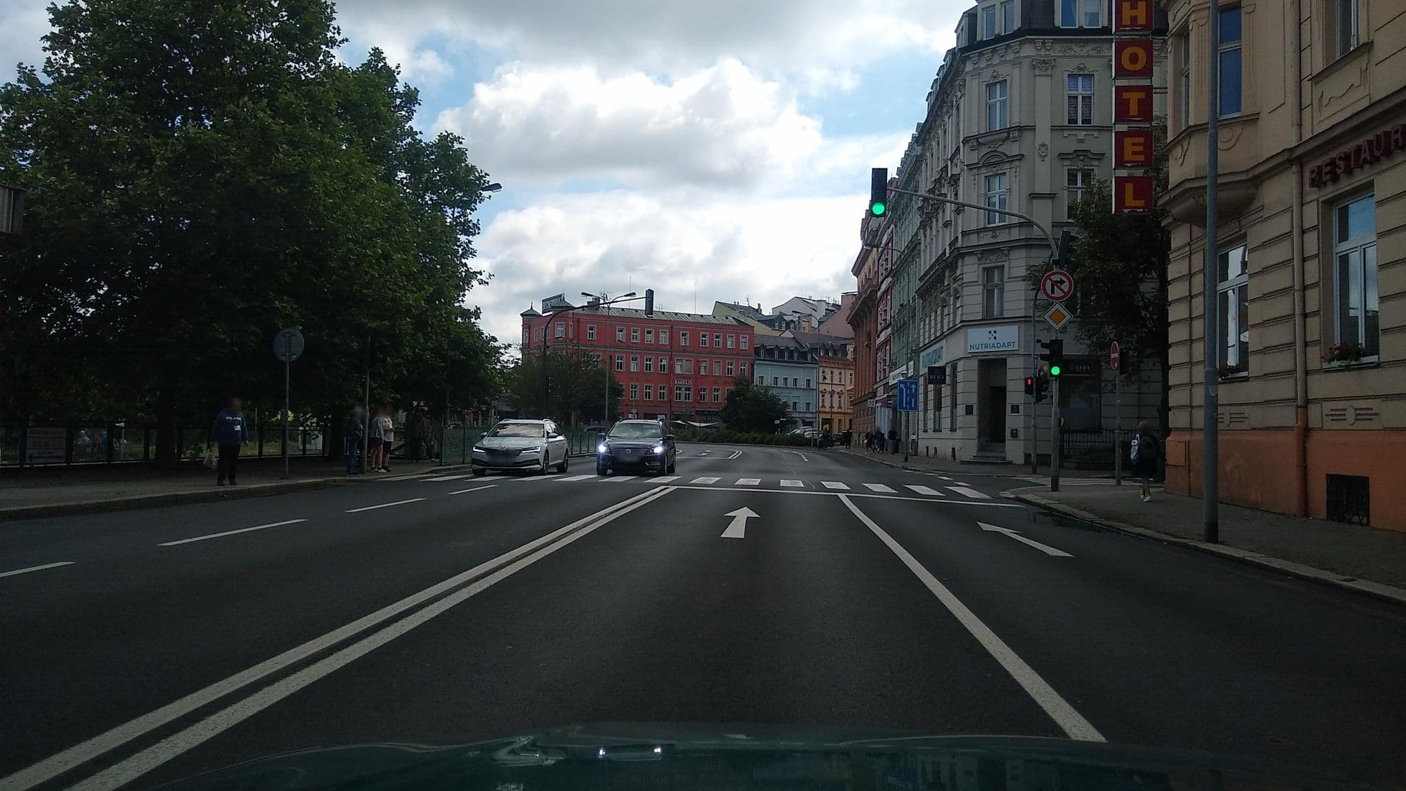 Street view near Adria, Karlovy Vary