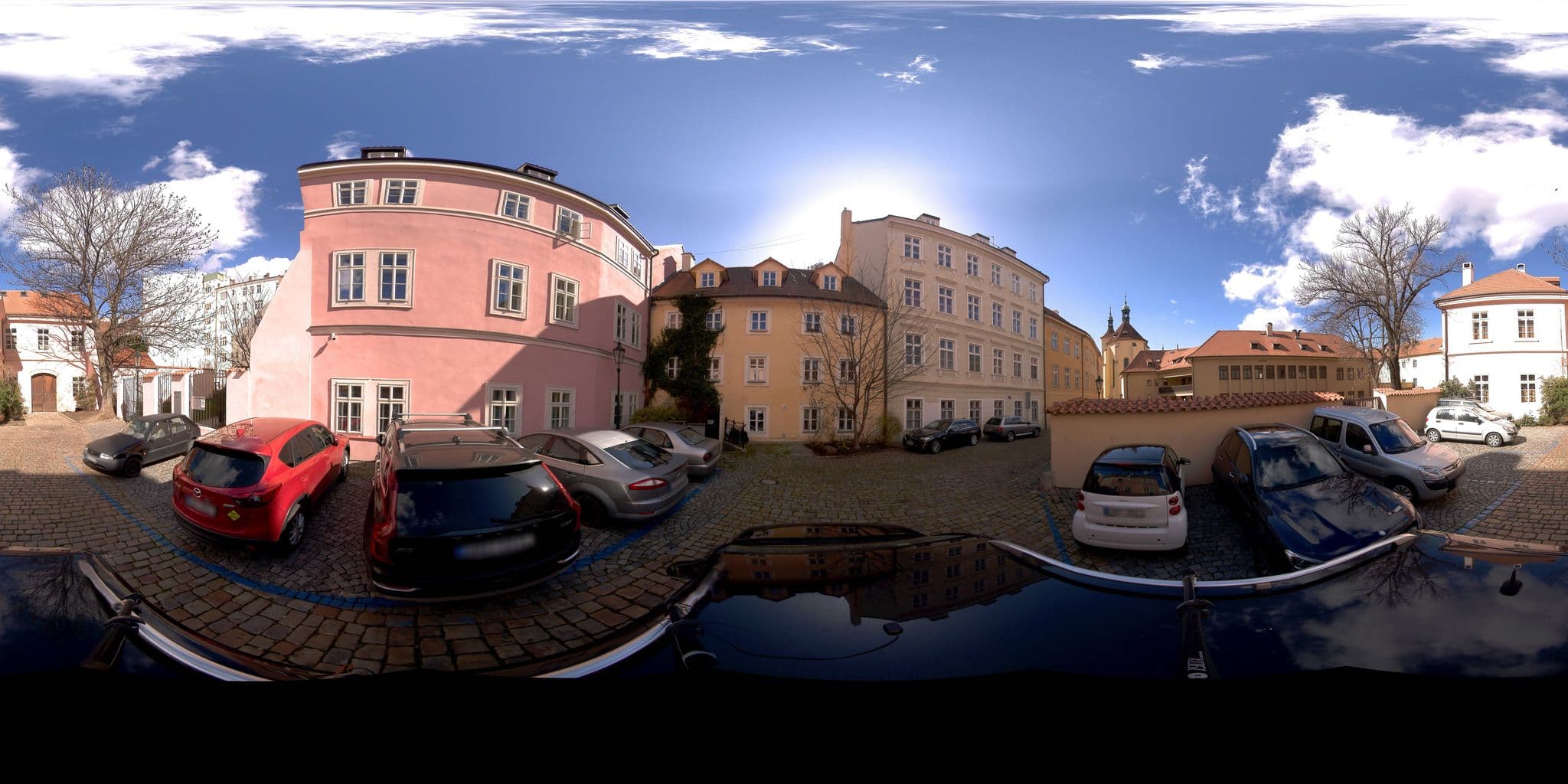 Street view near Residence Agnes, Prague