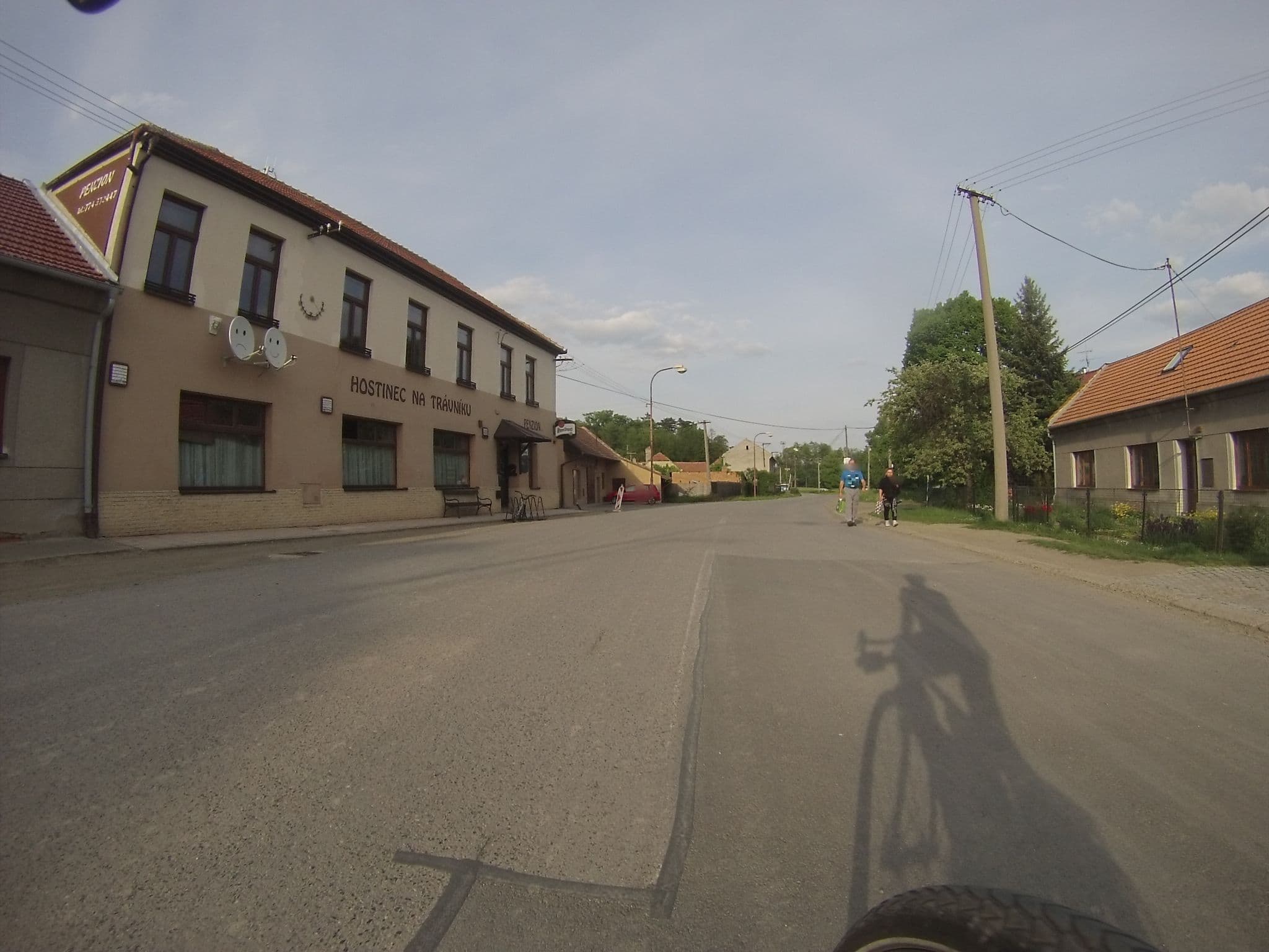 Street view near Pension na Trávníku **, Plumlov — © pivnik (CC BY-SA · Mapillary)