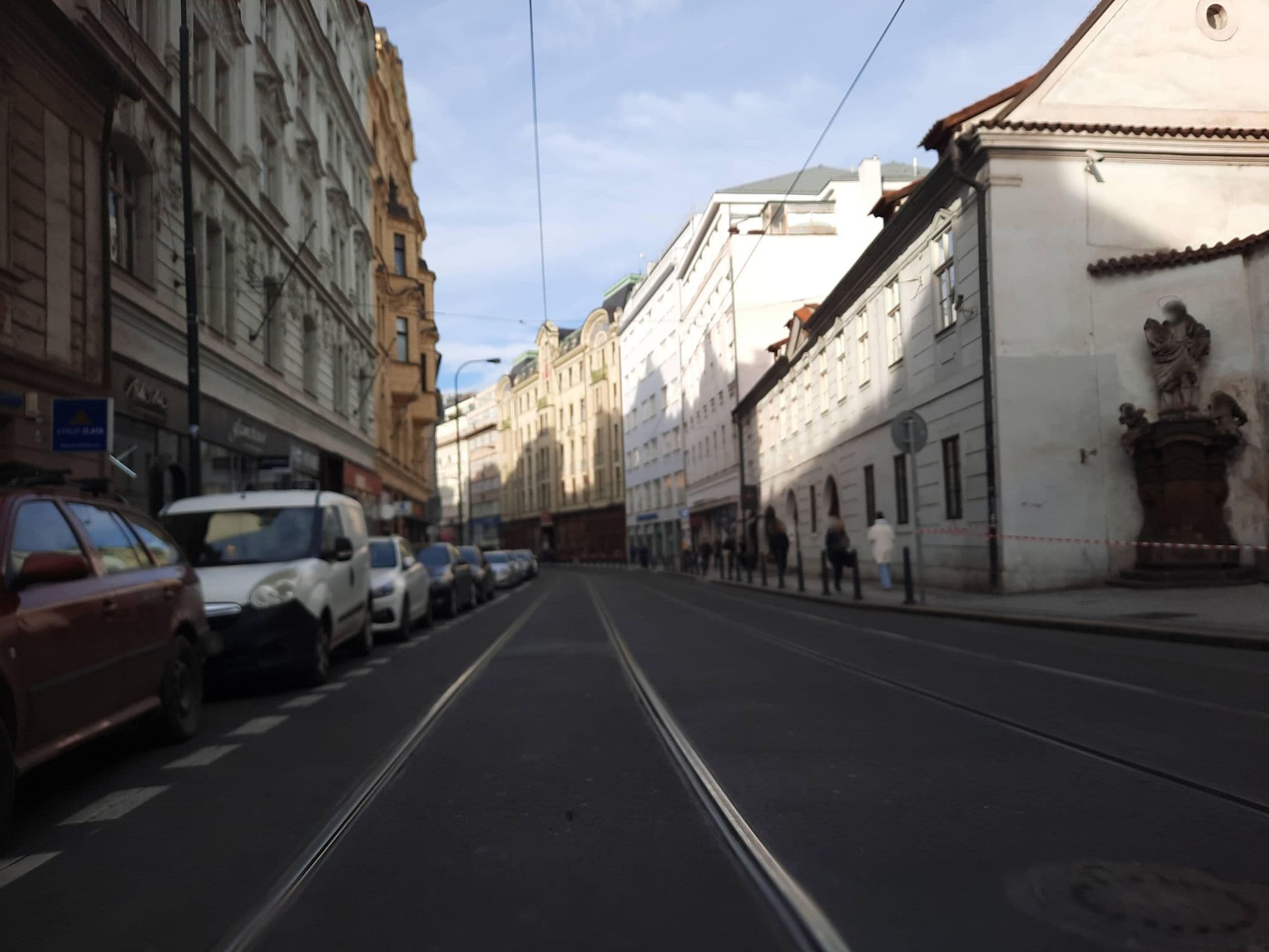 Street view near Garden Court, Nové Město