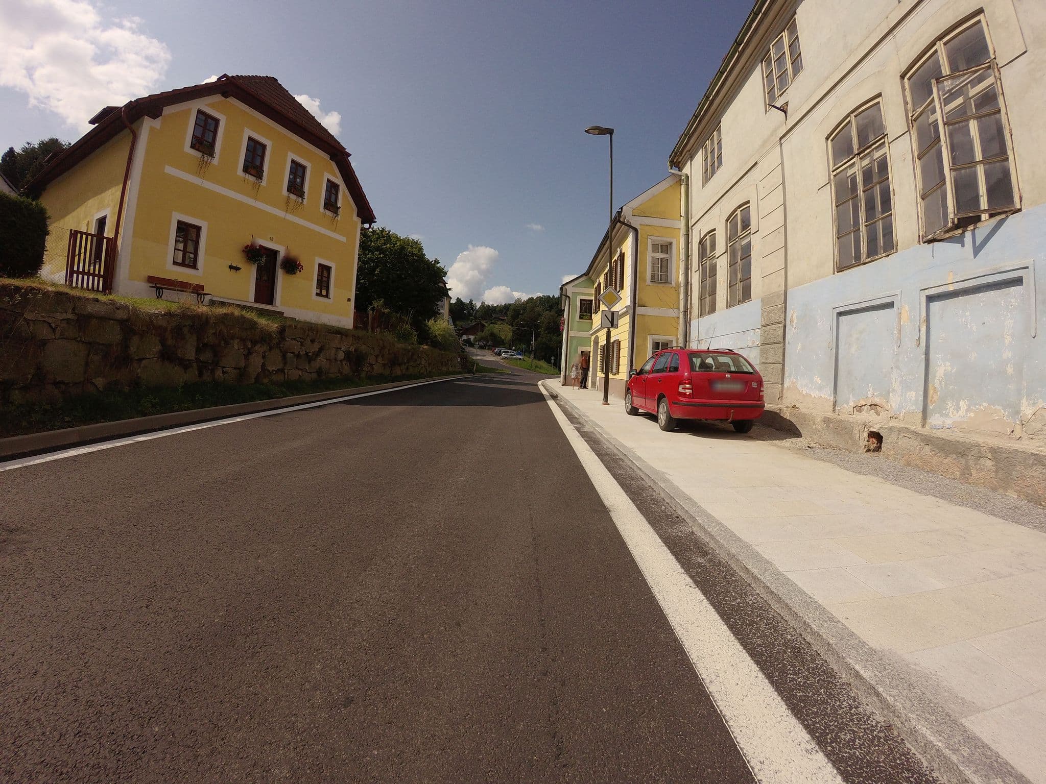 Street view near Holiday House U Kapitána, Vyšší Brod — © tobiaso (CC BY-SA · Mapillary)