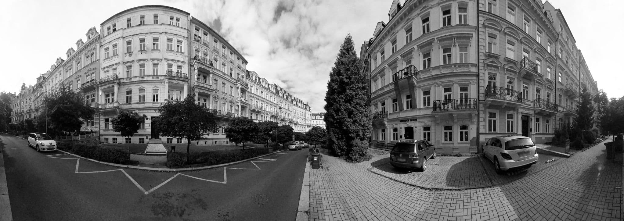 Street view near Anglický dvůr, Karlovy Vary
