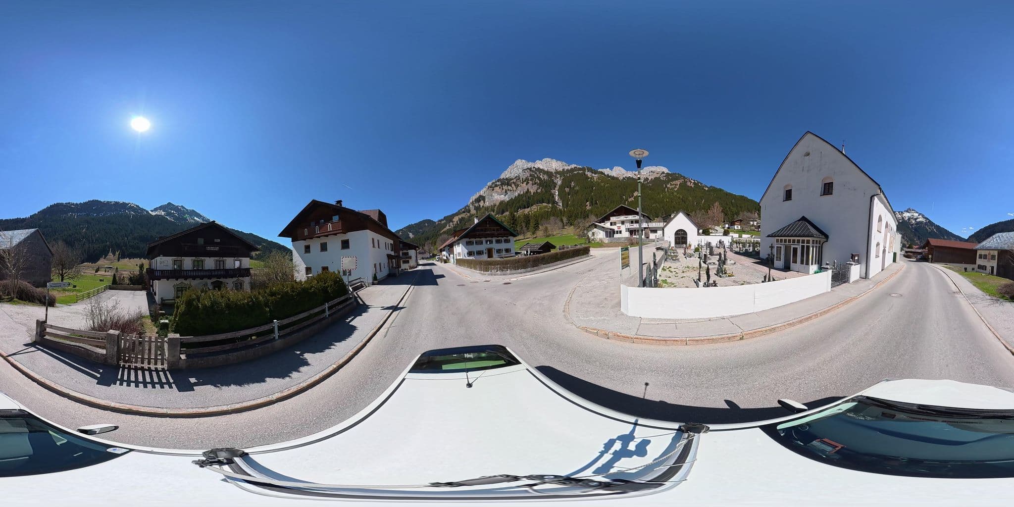 Street view near Haus Rosemarie, Weissenbach am Lech
