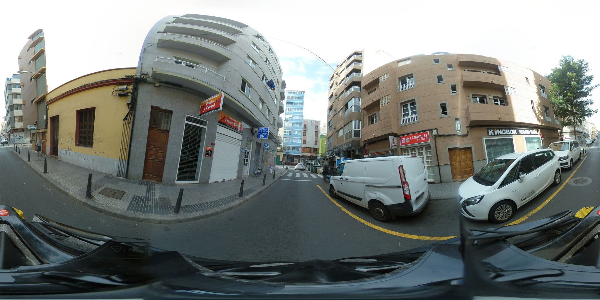 Street view near Hostal Siete Soles, Centro — © javiersanp (CC BY-SA · Mapillary)