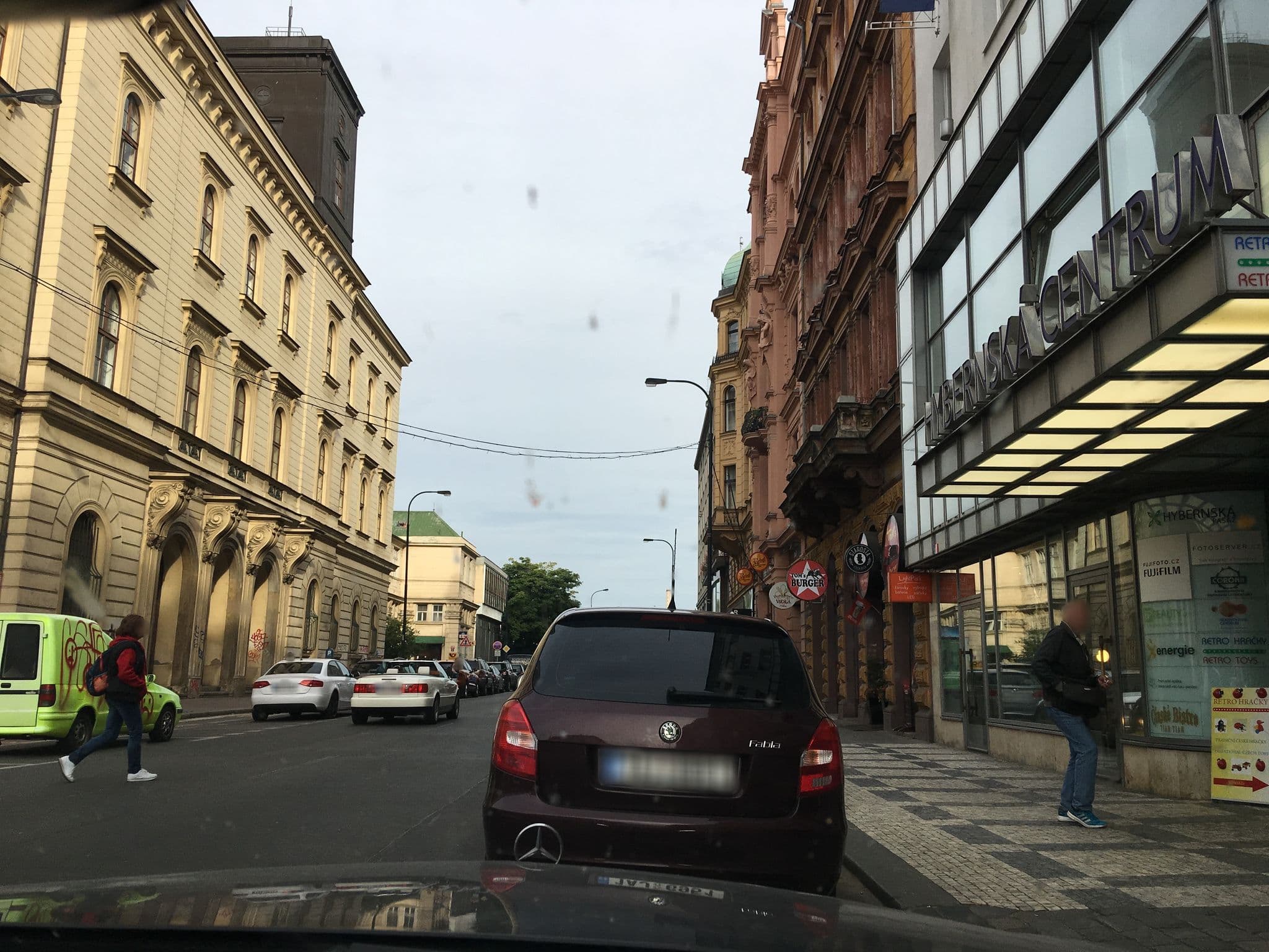 Street view near Pragueforyou apartments, Prague