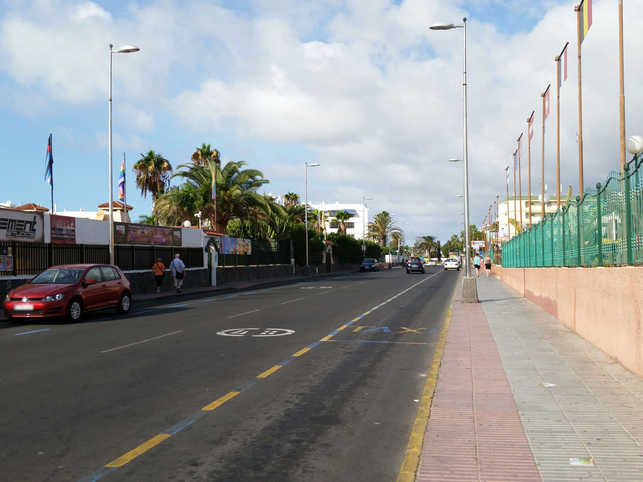 Street view near Basement Studios Gran Canaria, Playa del Ingles — © taxen (CC BY-SA · Mapillary)