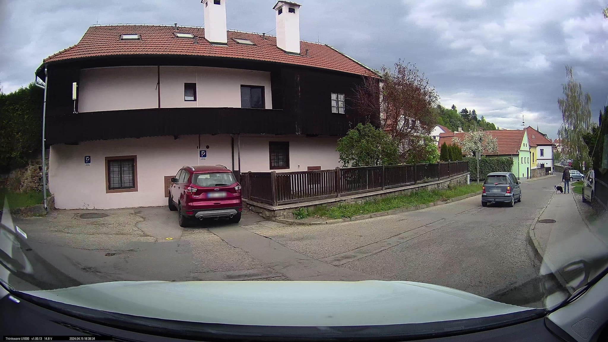 Street view near Pension Krásné Údolí, Český Krumlov