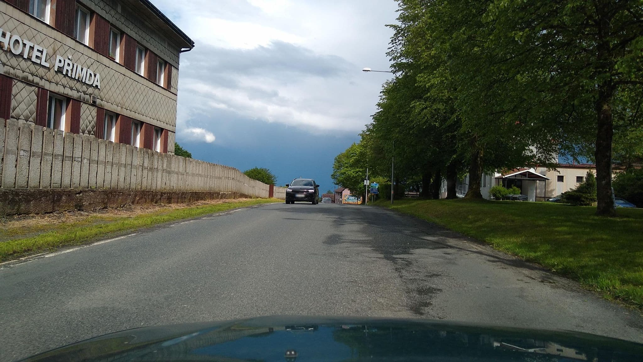 Street view near Hotel Přimda, Přimda — © wegavision (CC BY-SA · Mapillary)