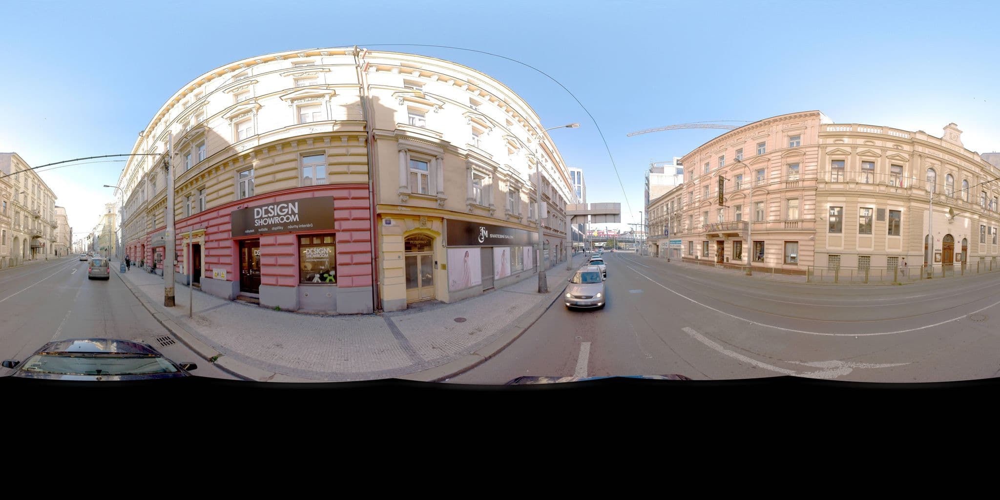 Street view near Hotel Libero, Smíchov — © jeffreymartin (CC BY-SA · Mapillary)