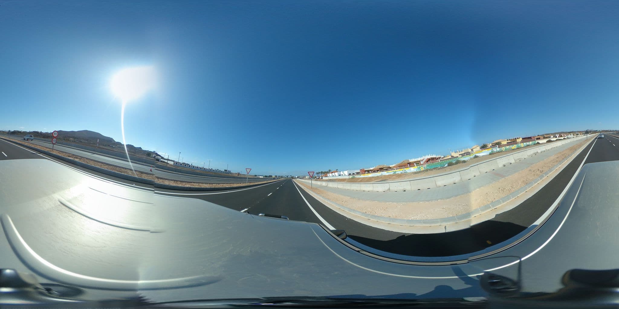 Street view near Villas del Sol, Corralejo — © javiersanp (CC BY-SA · Mapillary)