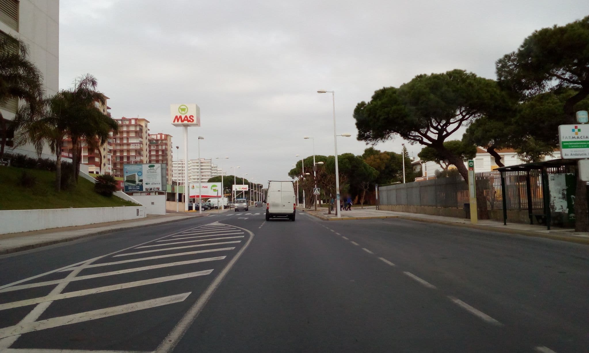 Street view near Apartamentos Costa Luz Punta Umbría, Punta Umbría — © micmin1972 (CC BY-SA · Mapillary)