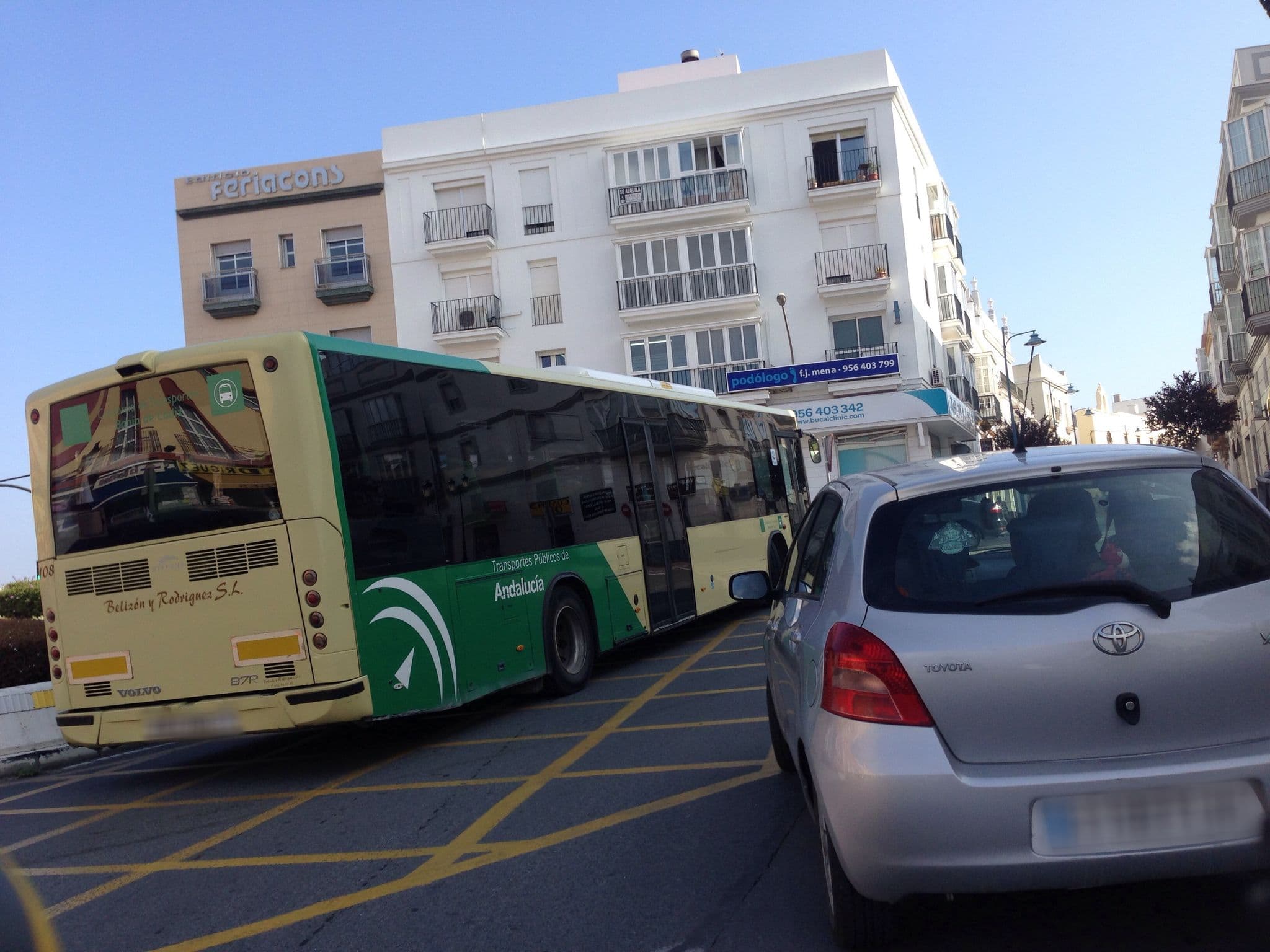 Street view near Hotel Vela, Chiclana de la Frontera — © flidolin (CC BY-SA · Mapillary)