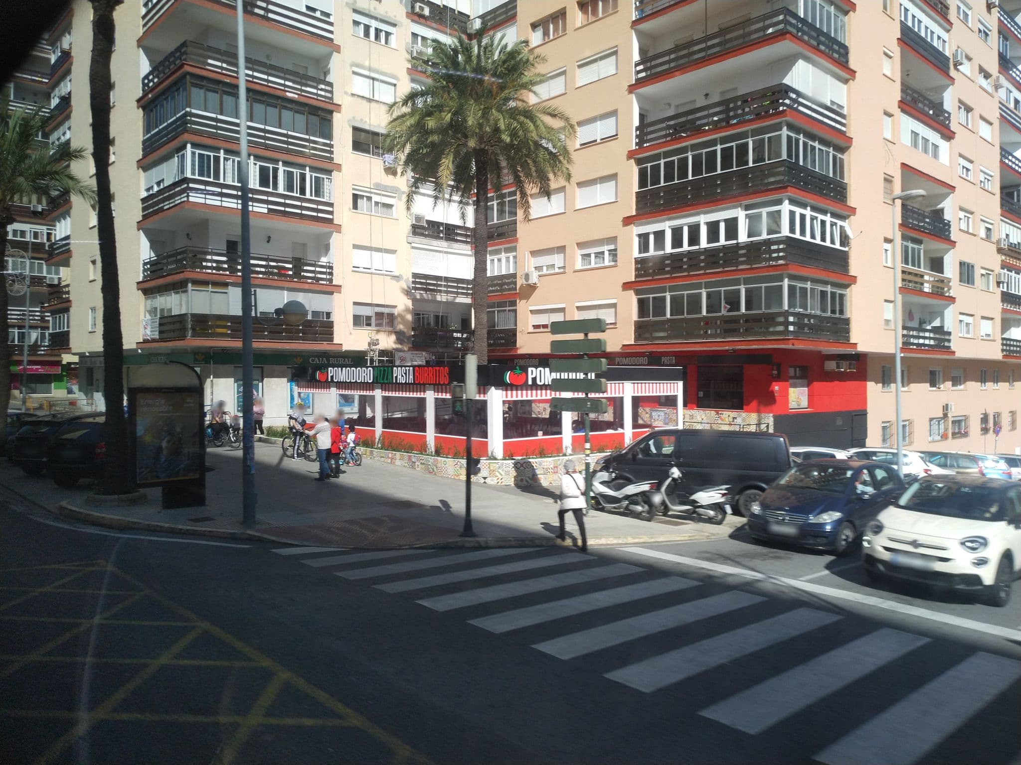 Street view near Apartments Vistas Mar Bahia, Cadiz — © pablopita (CC BY-SA · Mapillary)