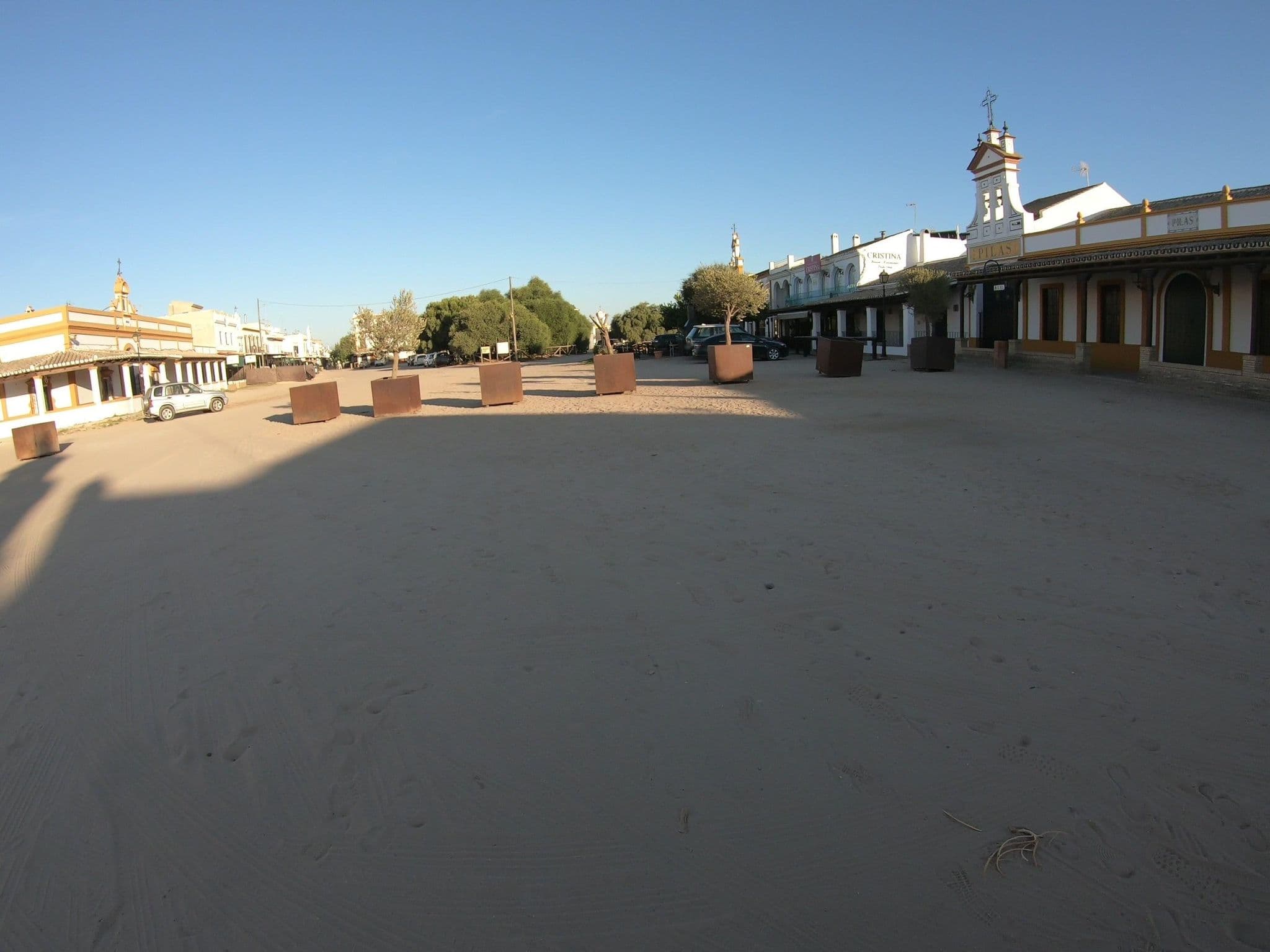 Street view near Pensión Cristina, Almonte — © algirdasc (CC BY-SA · Mapillary)