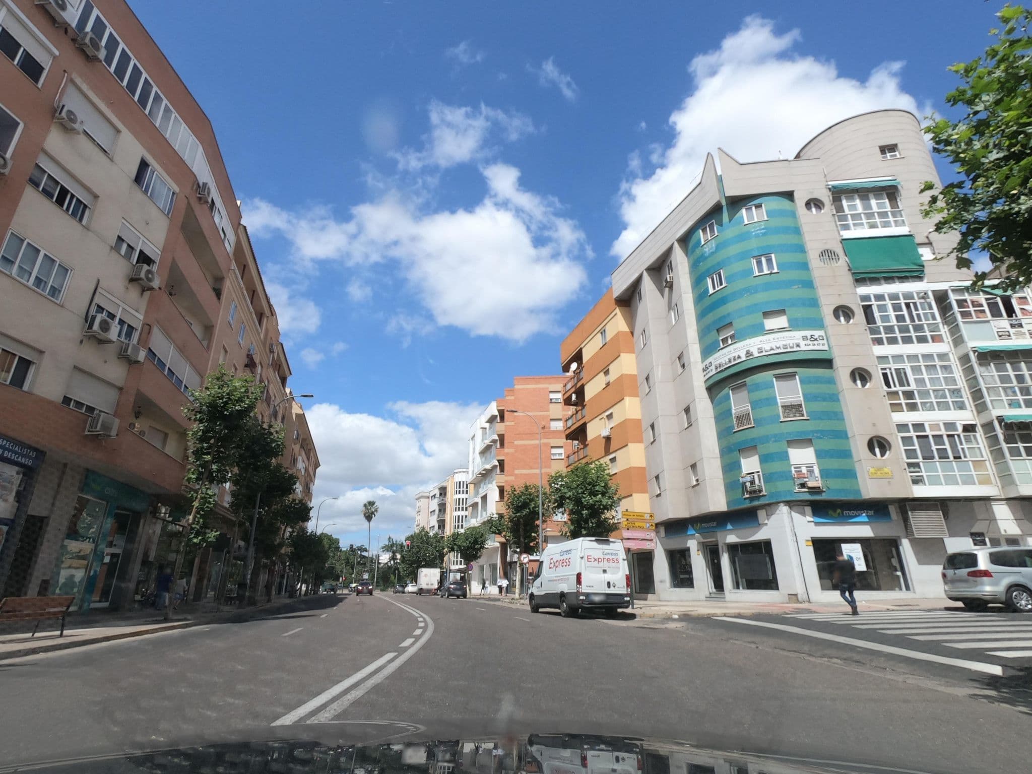 Street view near Hostal Badajoz, Badajoz — © filohipo (CC BY-SA · Mapillary)