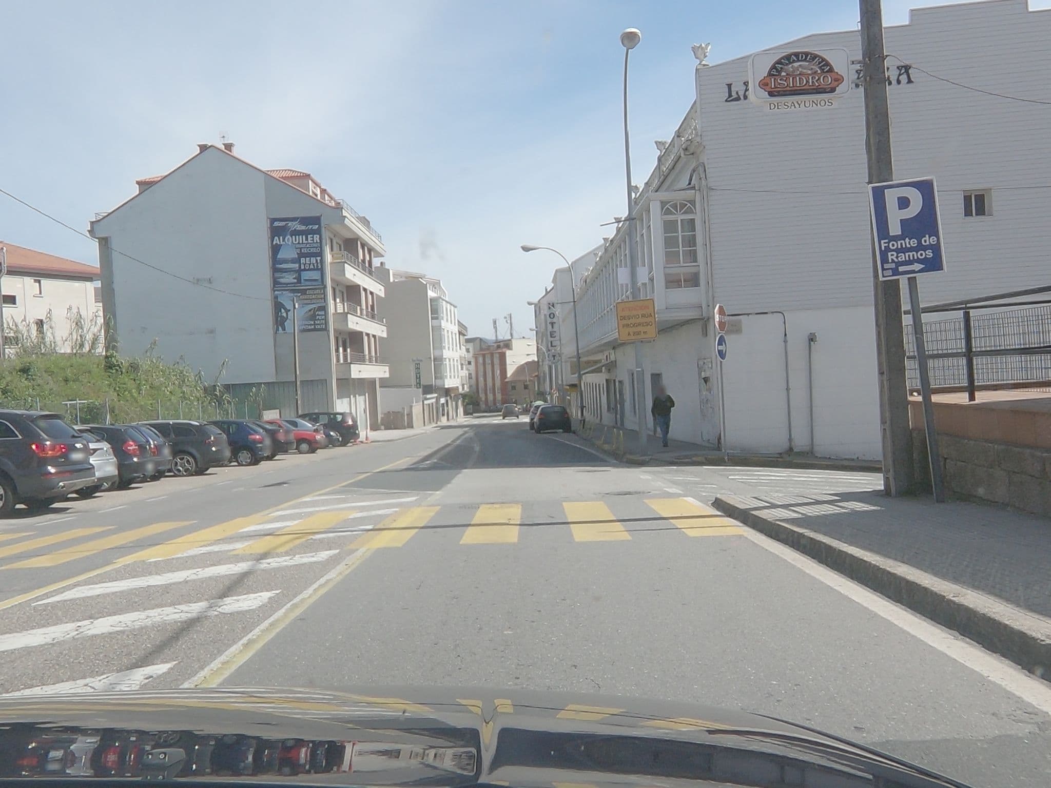 Street view near Hotel Boavista, Sanxenxo — © sanjorgepinho (CC BY-SA · Mapillary)