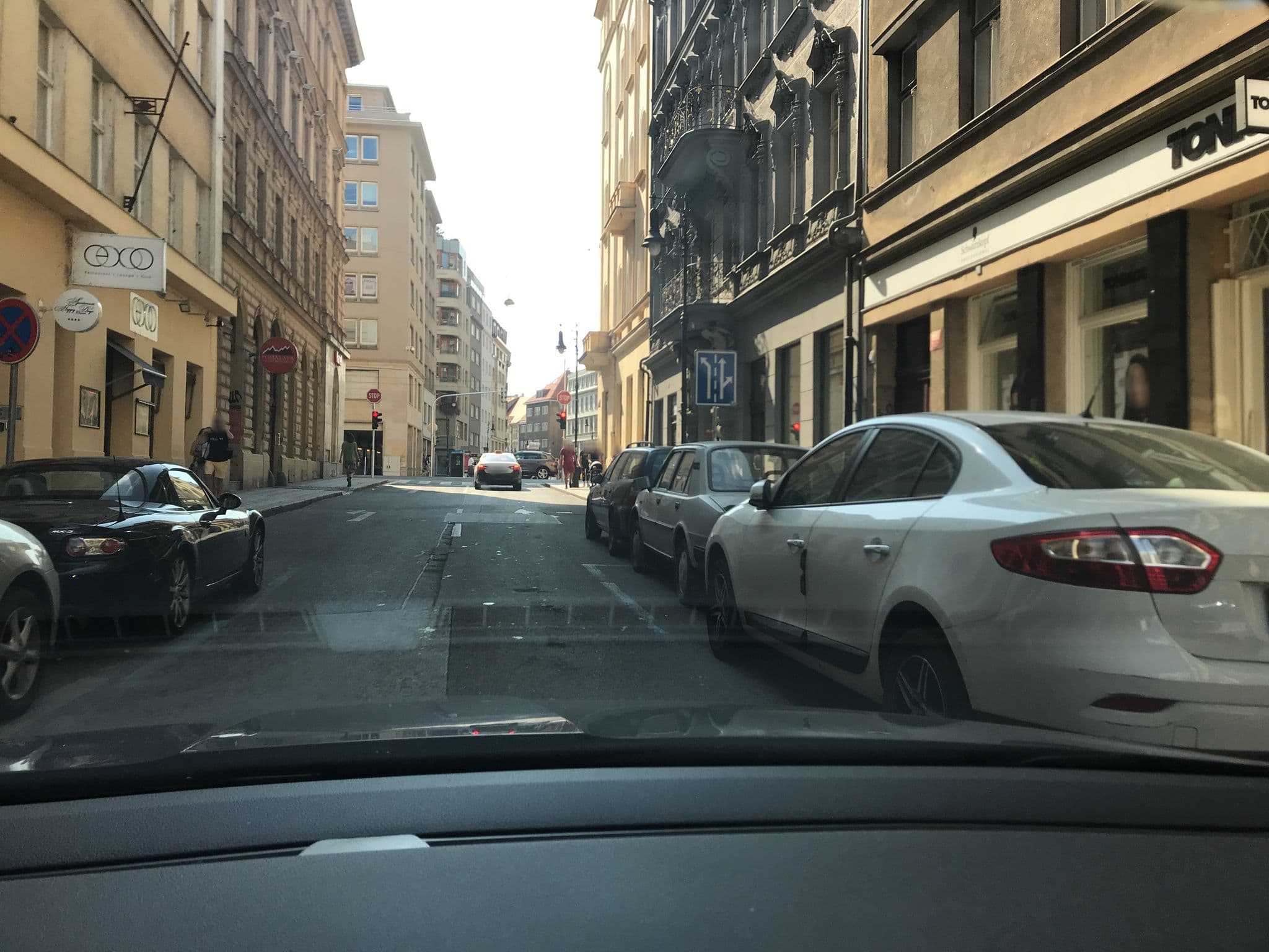 Street view near Emporio, Prague