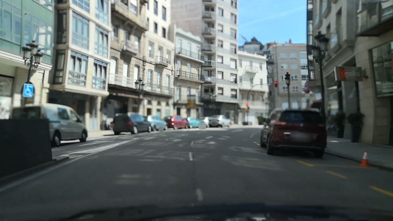 Street view near Hotel O Galia, Vigo — © sanjorgepinho (CC BY-SA · Mapillary)