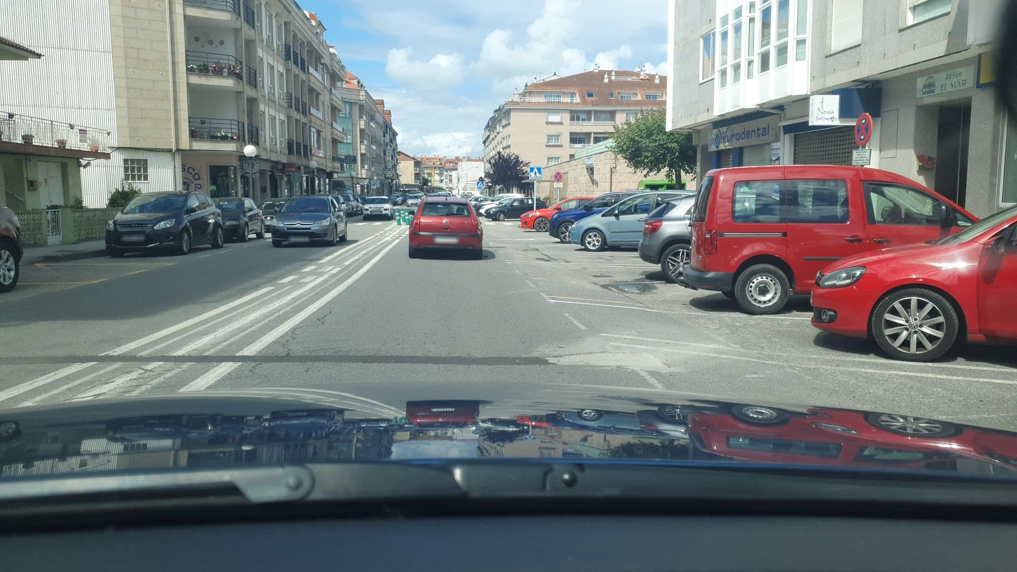 Street view near Hostal Carmen, Portonovo — © pablolampon (CC BY-SA · Mapillary)