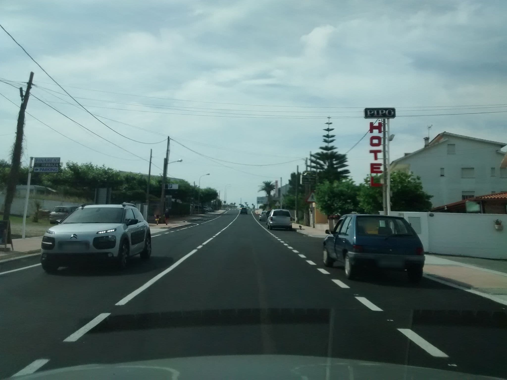 Street view near Hotel Pipo, Portonovo — © msevilla00 (CC BY-SA · Mapillary)