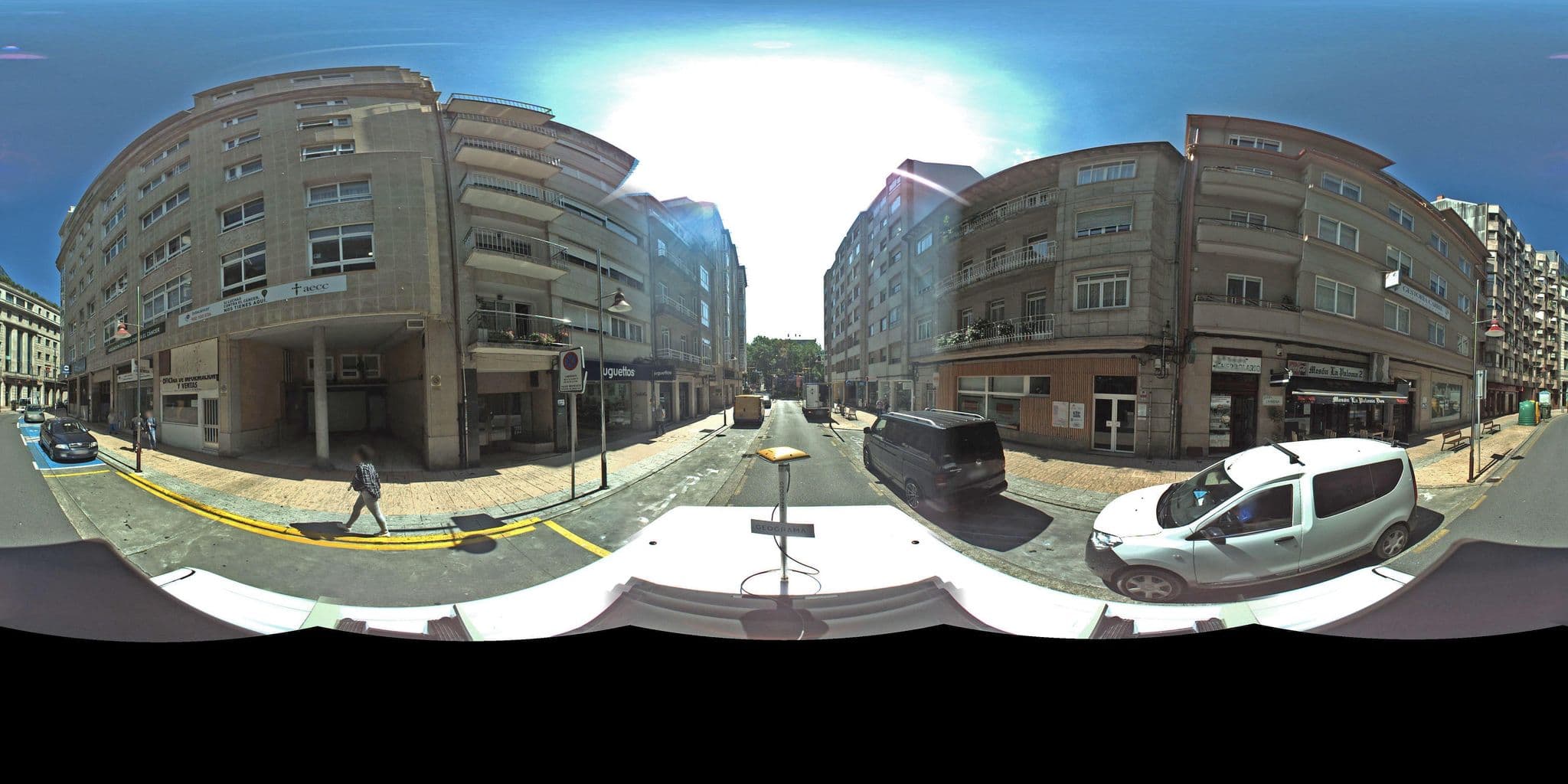 Street view near Hotel Comercio, Pontevedra — © sgonzalezd (CC BY-SA · Mapillary)