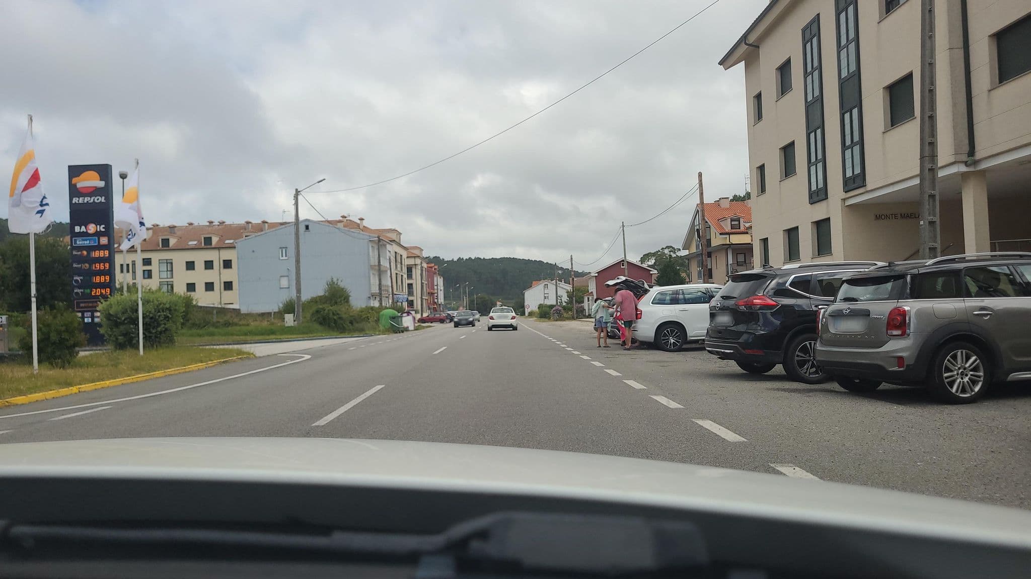 Street view near Apartamentos Langosteira, Fisterra — © juasmita (CC BY-SA · Mapillary)
