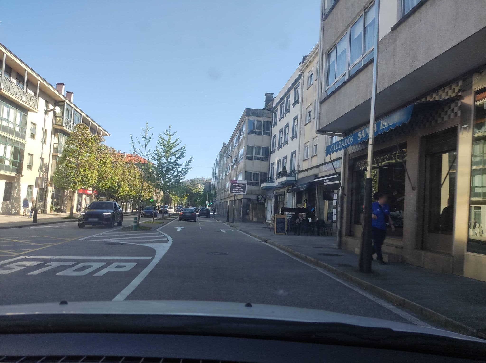 Street view near Pumar, Santiago de Compostela — © mCalle (CC BY-SA · Mapillary)