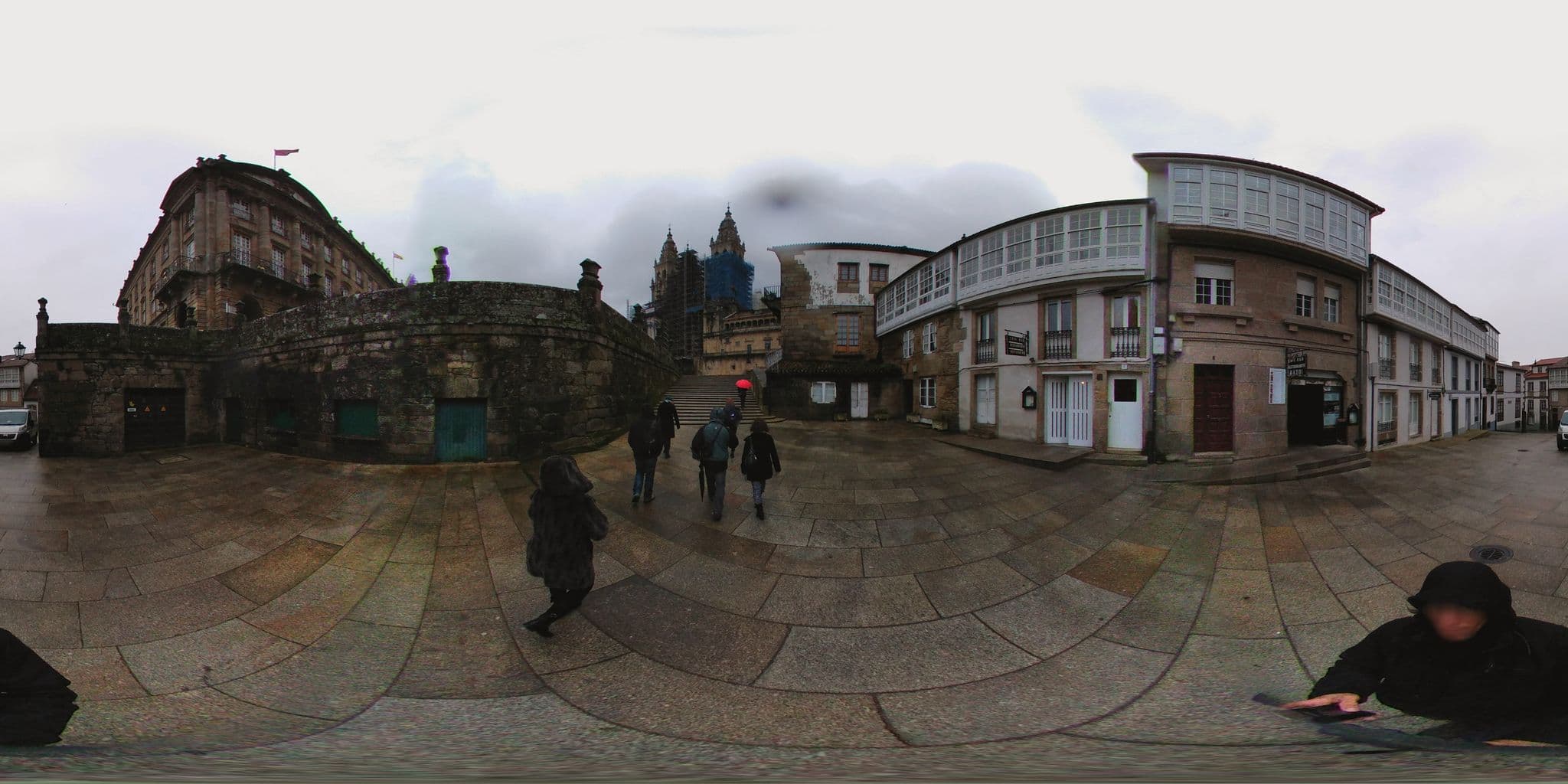 Street view near Infierniño, Santiago de Compostela — © elpbatista (CC BY-SA · Mapillary)