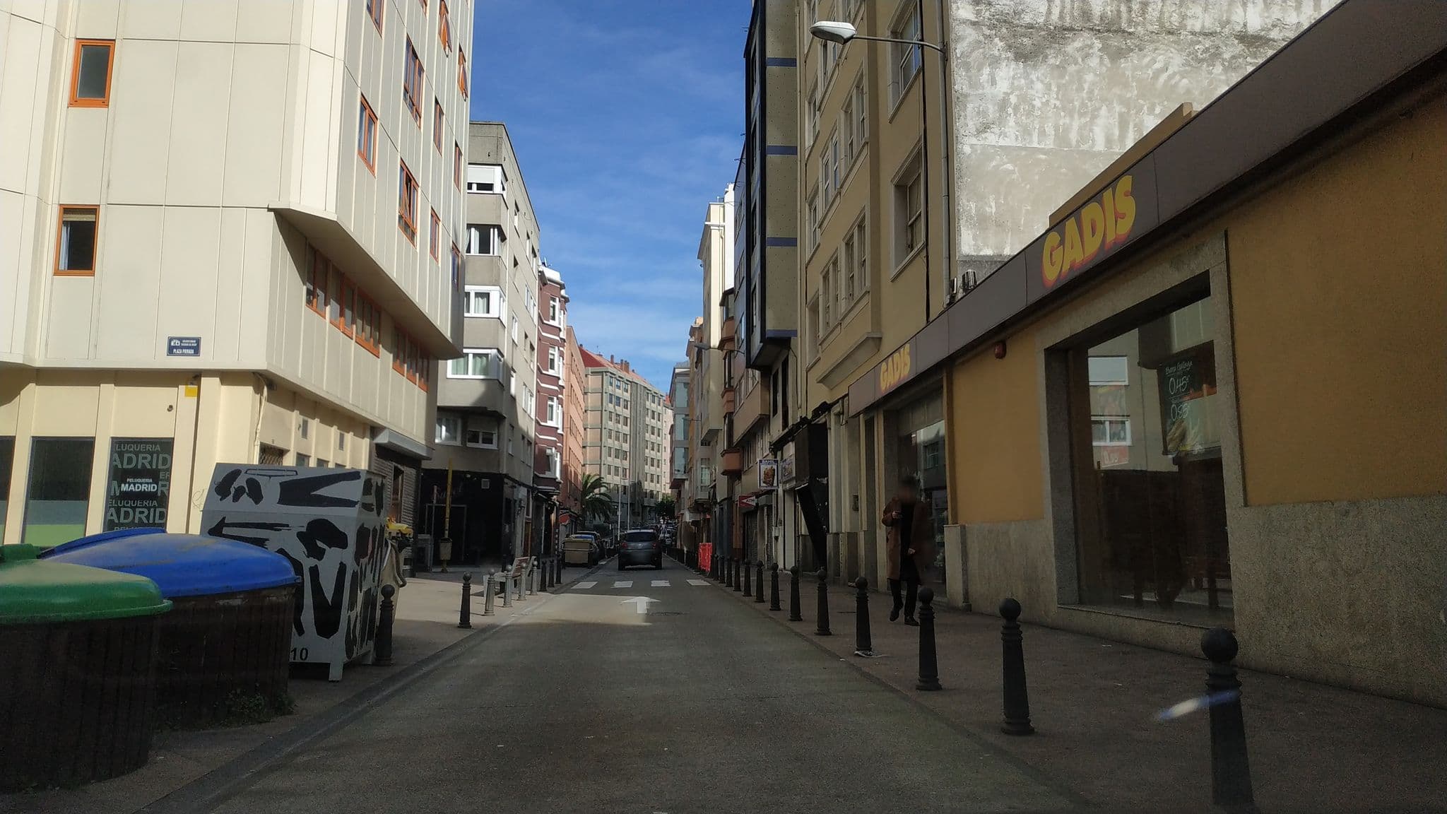 Street view near Oxford Suites, A Coruña — © iago (CC BY-SA · Mapillary)