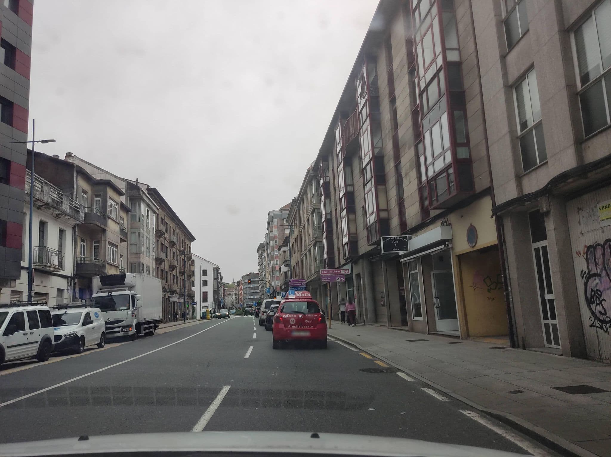 Street view near Hostal San martin, Santiago de Compostela — © mCalle (CC BY-SA · Mapillary)