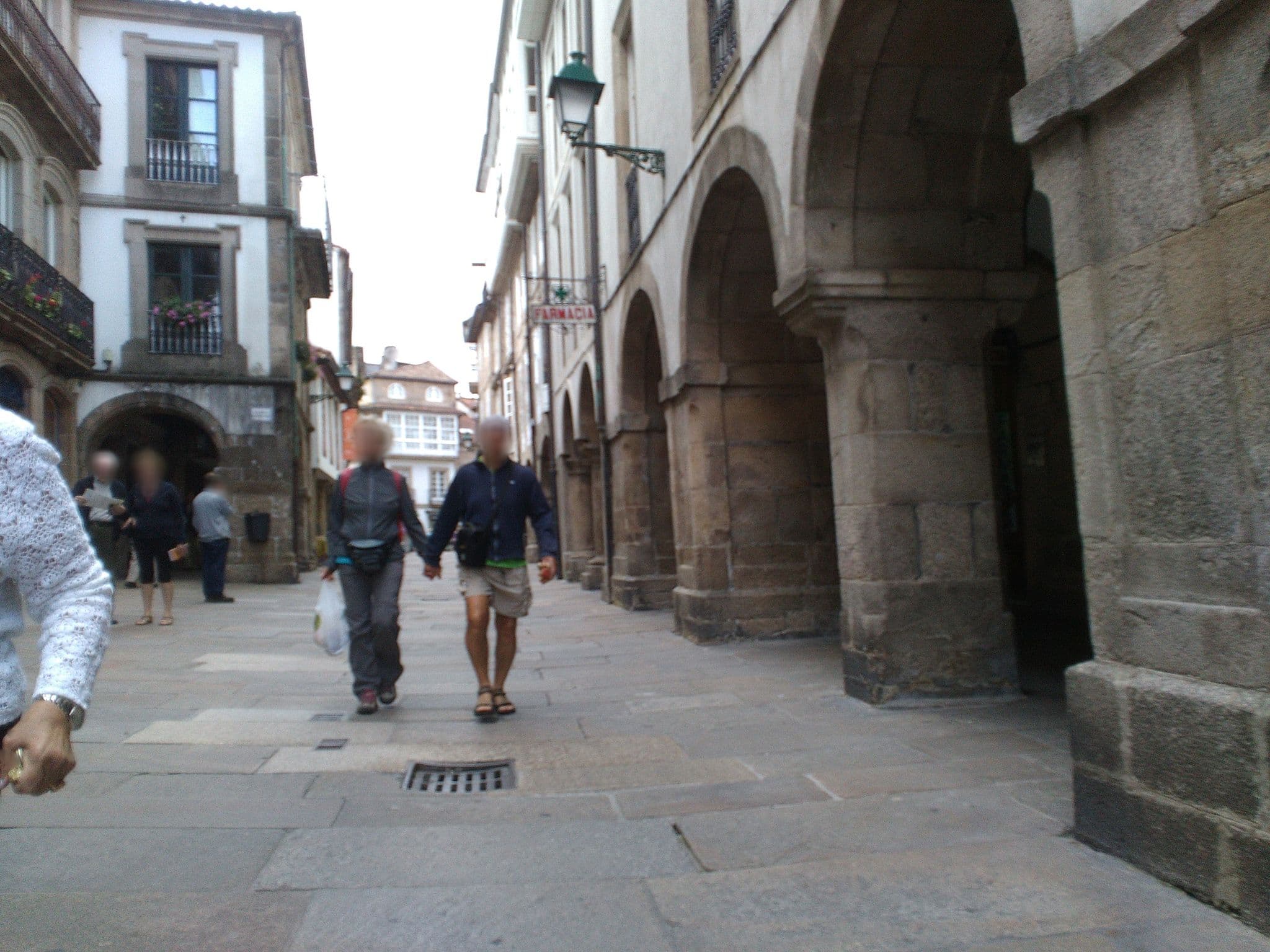 Street view near Nh Hoteles España, Santiago de Compostela — © robertogeb (CC BY-SA · Mapillary)