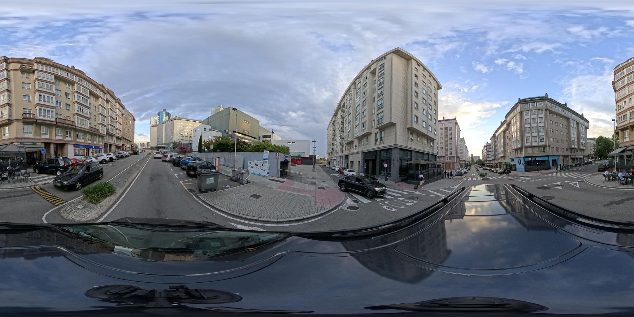 Street view near Hotel de Matogrande, A Coruña — © seraq (CC BY-SA · Mapillary)
