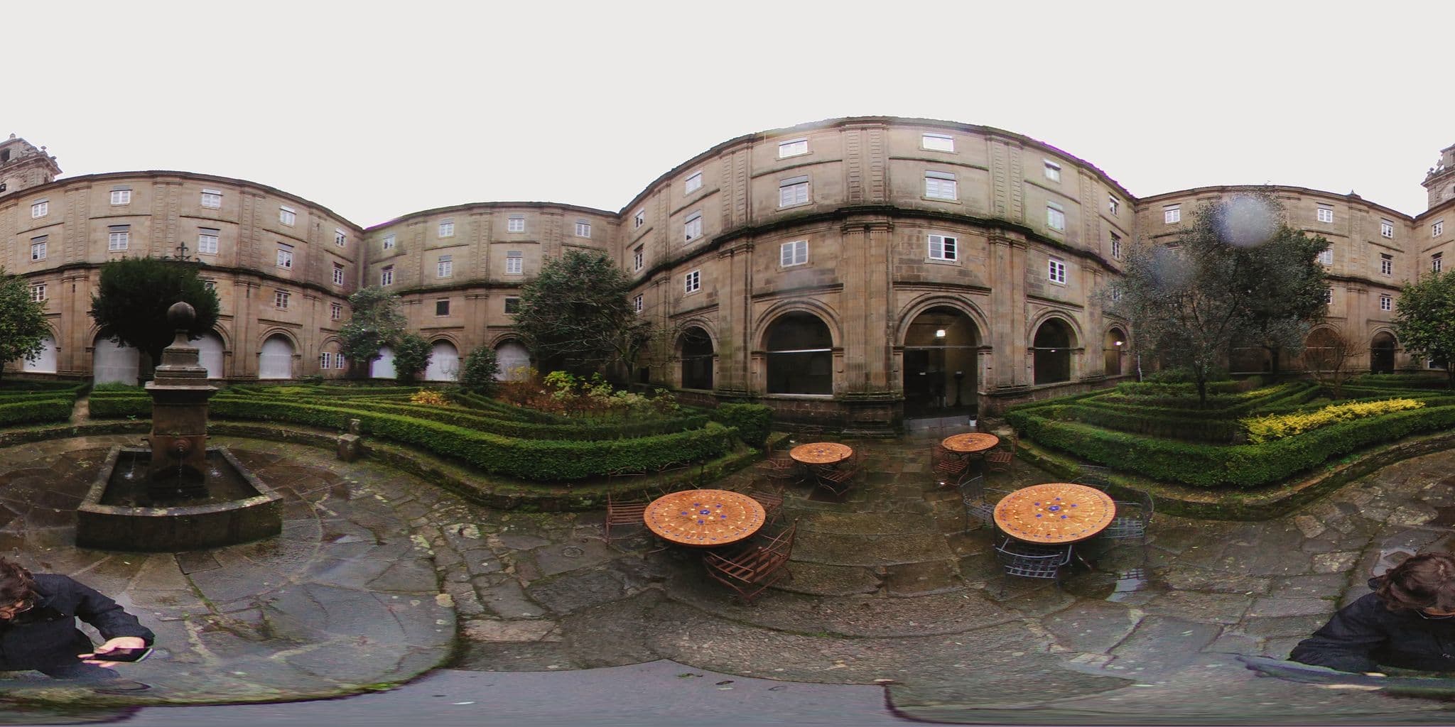 Street view near Hospedería San Martín Pinario, Santiago de Compostela — © elpbatista (CC BY-SA · Mapillary)