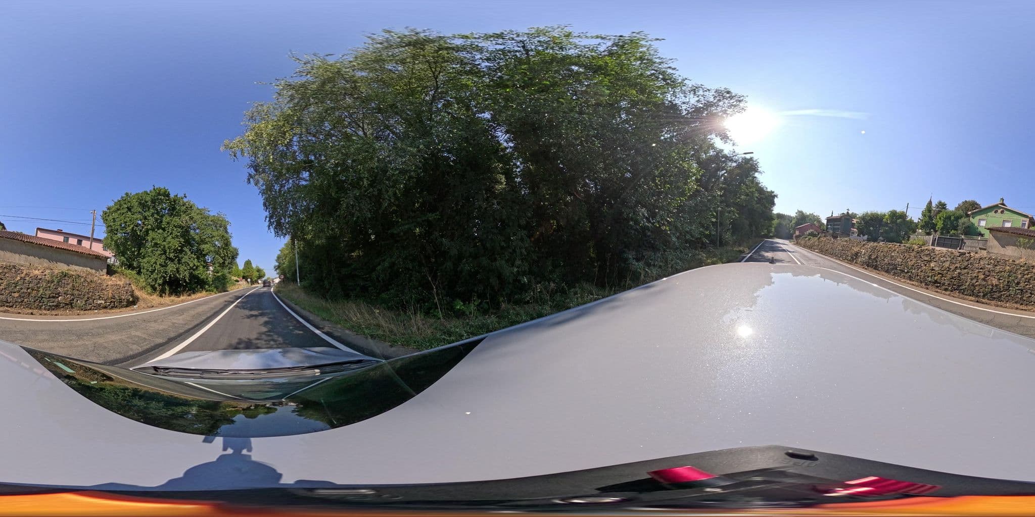 Street view near Casa Lavacolla, Santiago de Compostela — © yannakis (CC BY-SA · Mapillary)