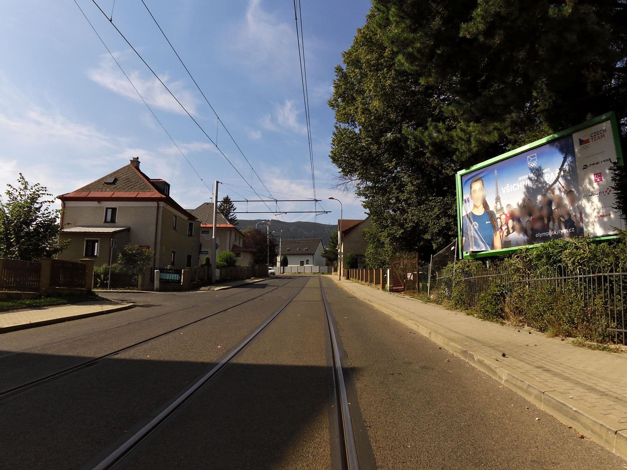 Street view near Hotel Petra, Liberec — © fell3 (CC BY-SA · Mapillary)