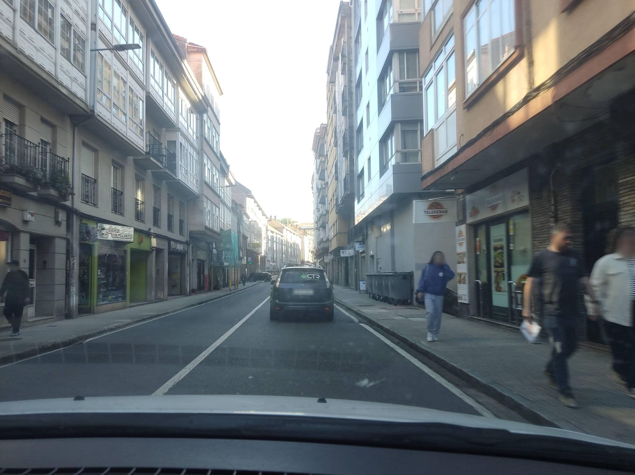 Street view near Hotel B-Nor, Santiago de Compostela — © mCalle (CC BY-SA · Mapillary)