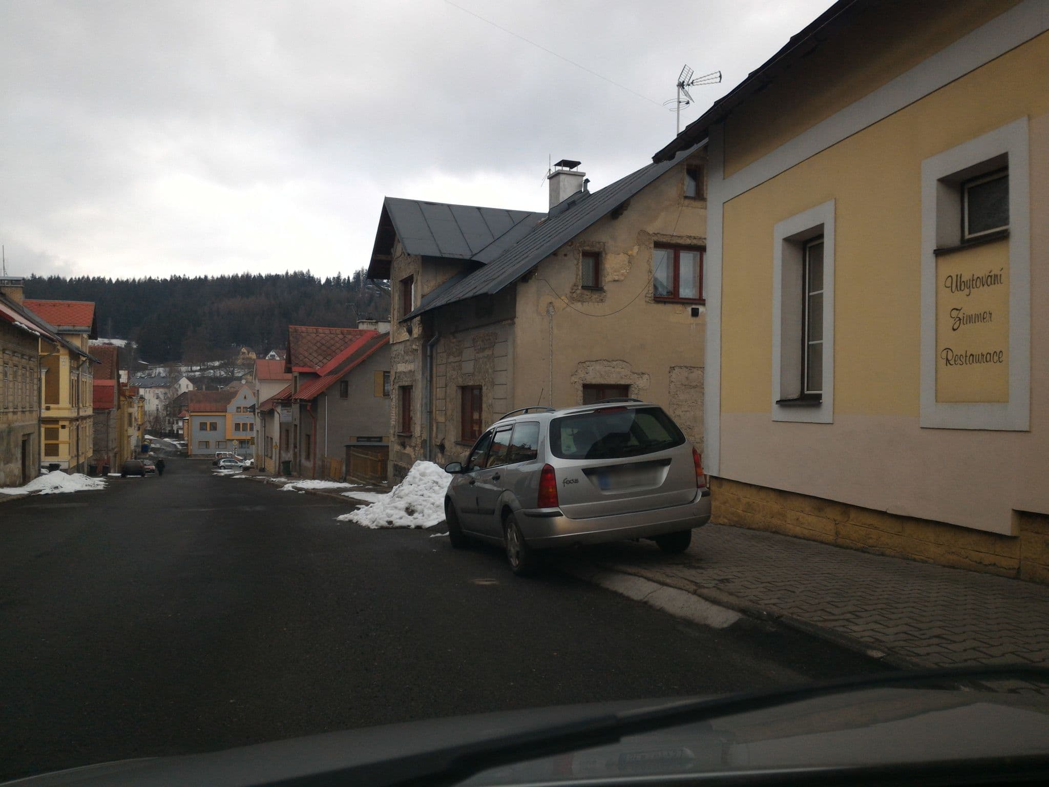 Street view near Penzion Siesta, Smržovka — © fell3 (CC BY-SA · Mapillary)